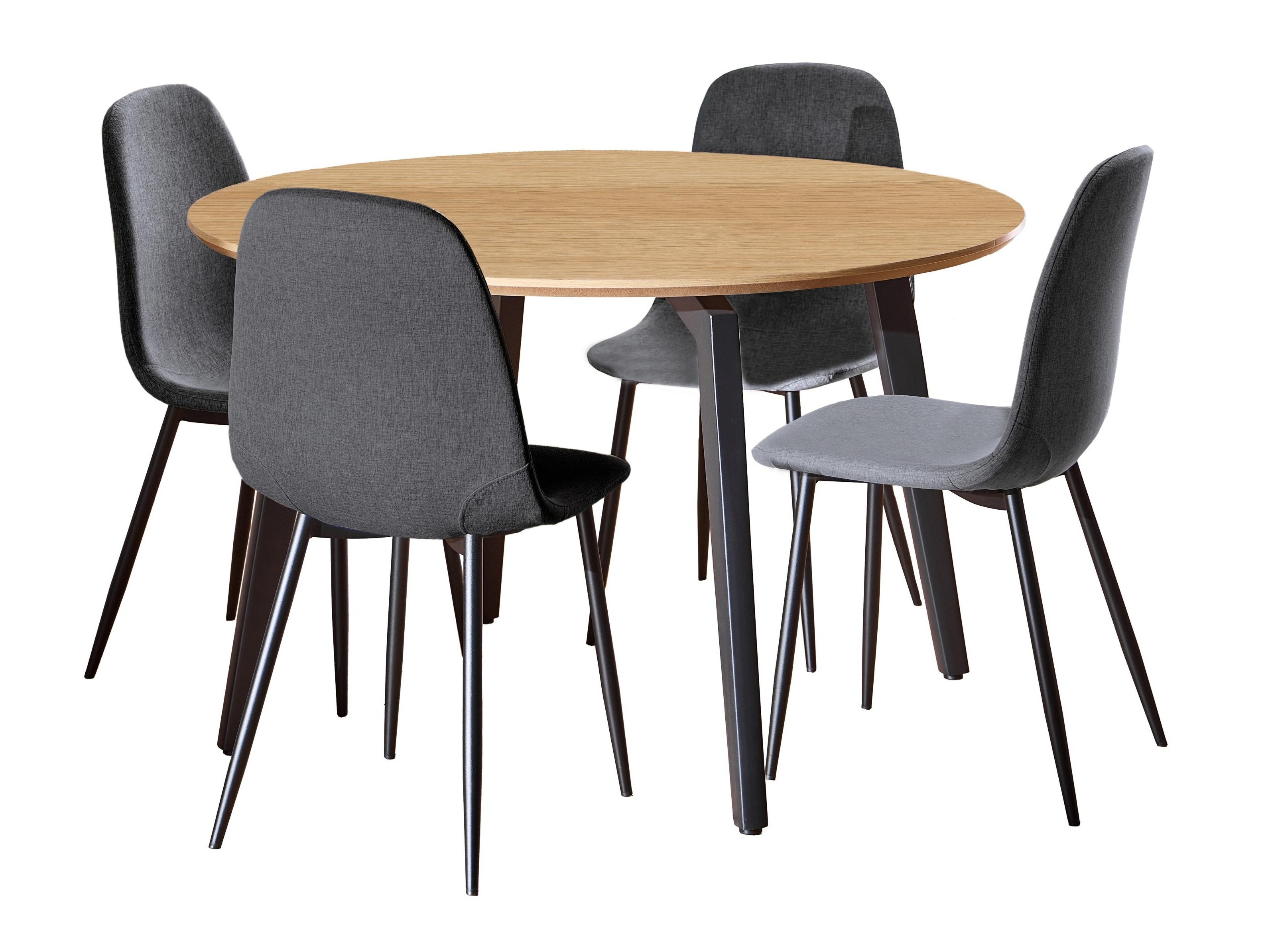 Conjunto de mesas y sillas para comedor Norsica 1008 (Gris)