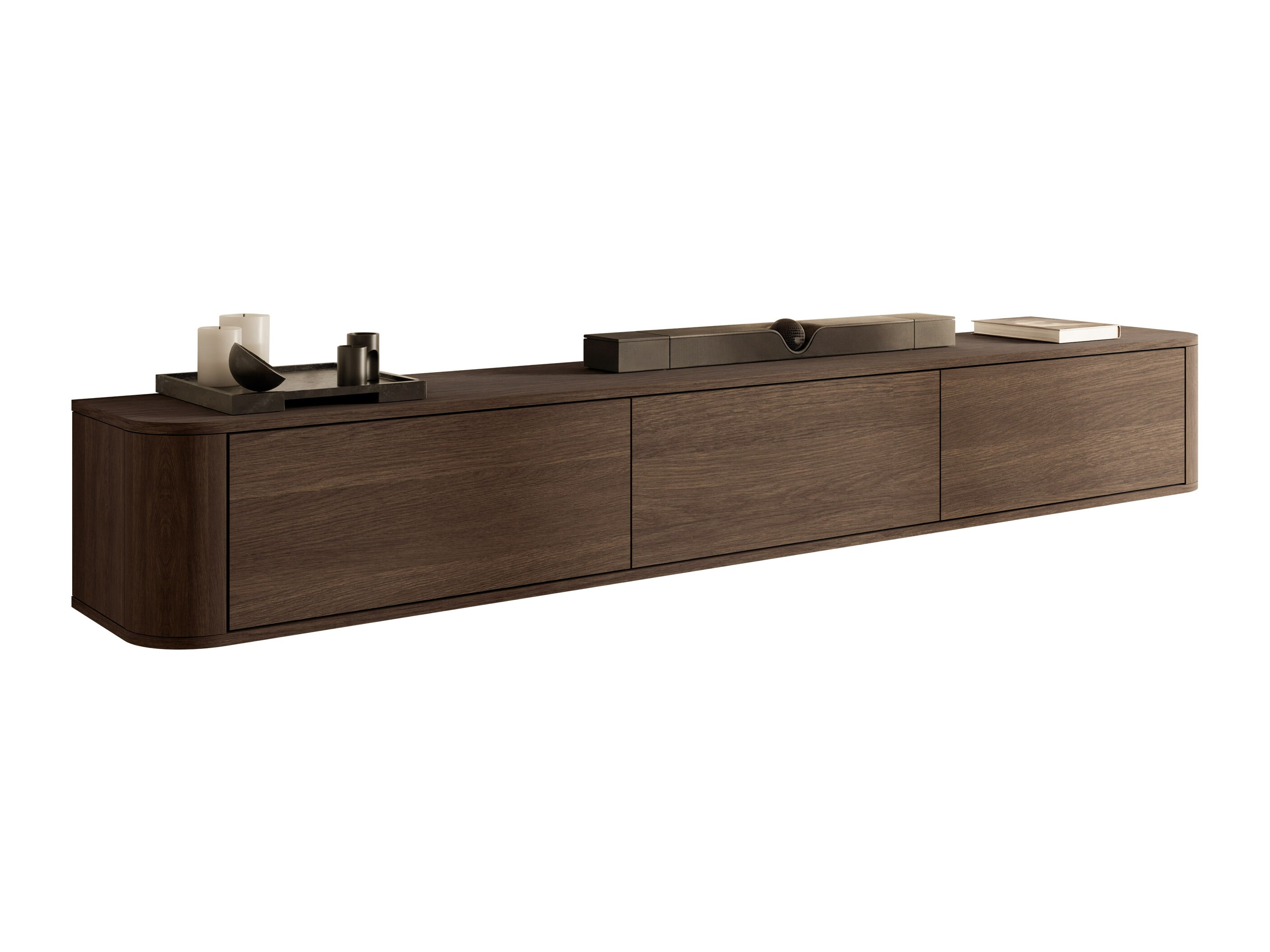 Mueble TV Claritas (Roble oscuro)