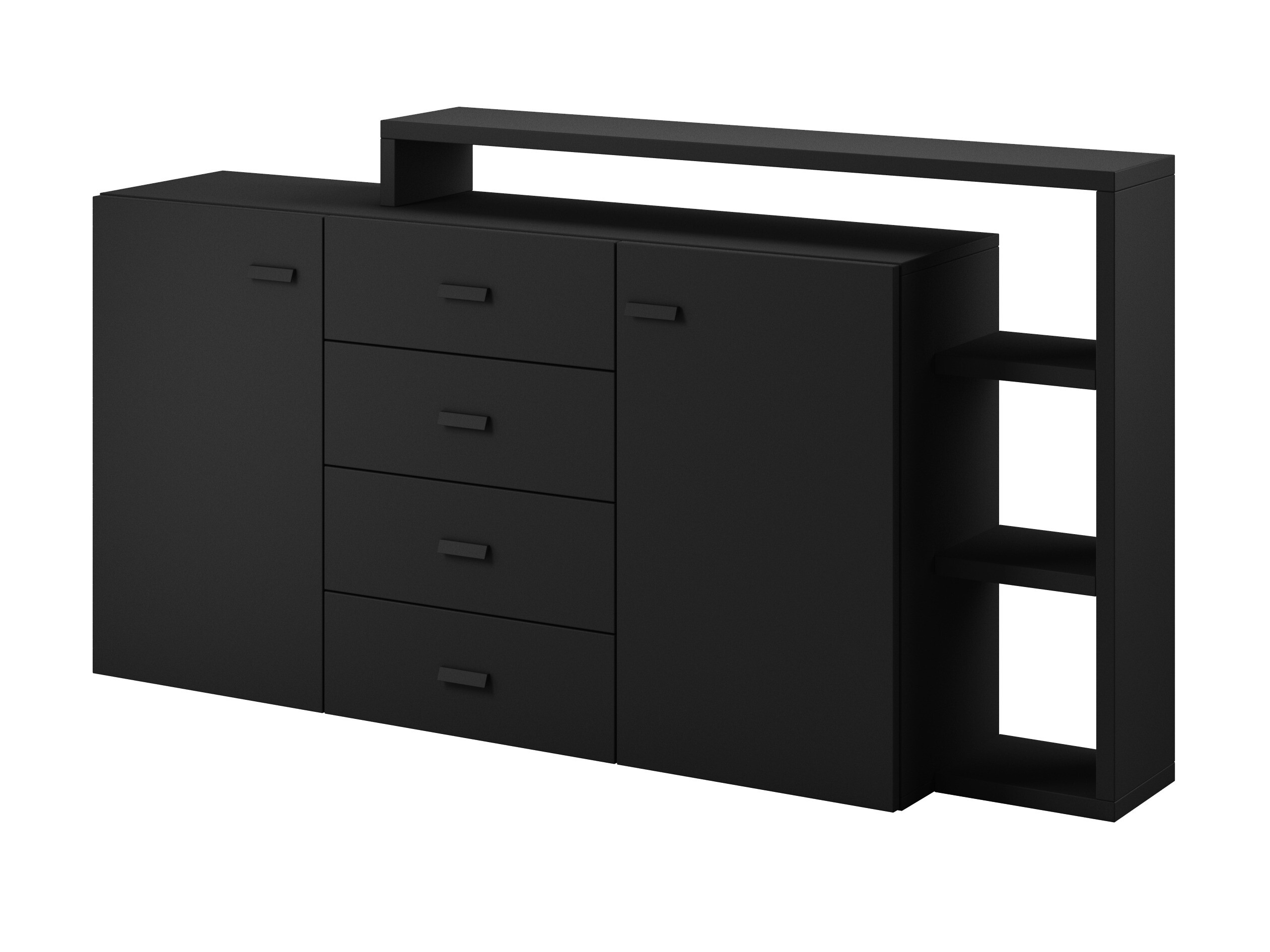 Cómoda Lutiva 106 (Negro mate)