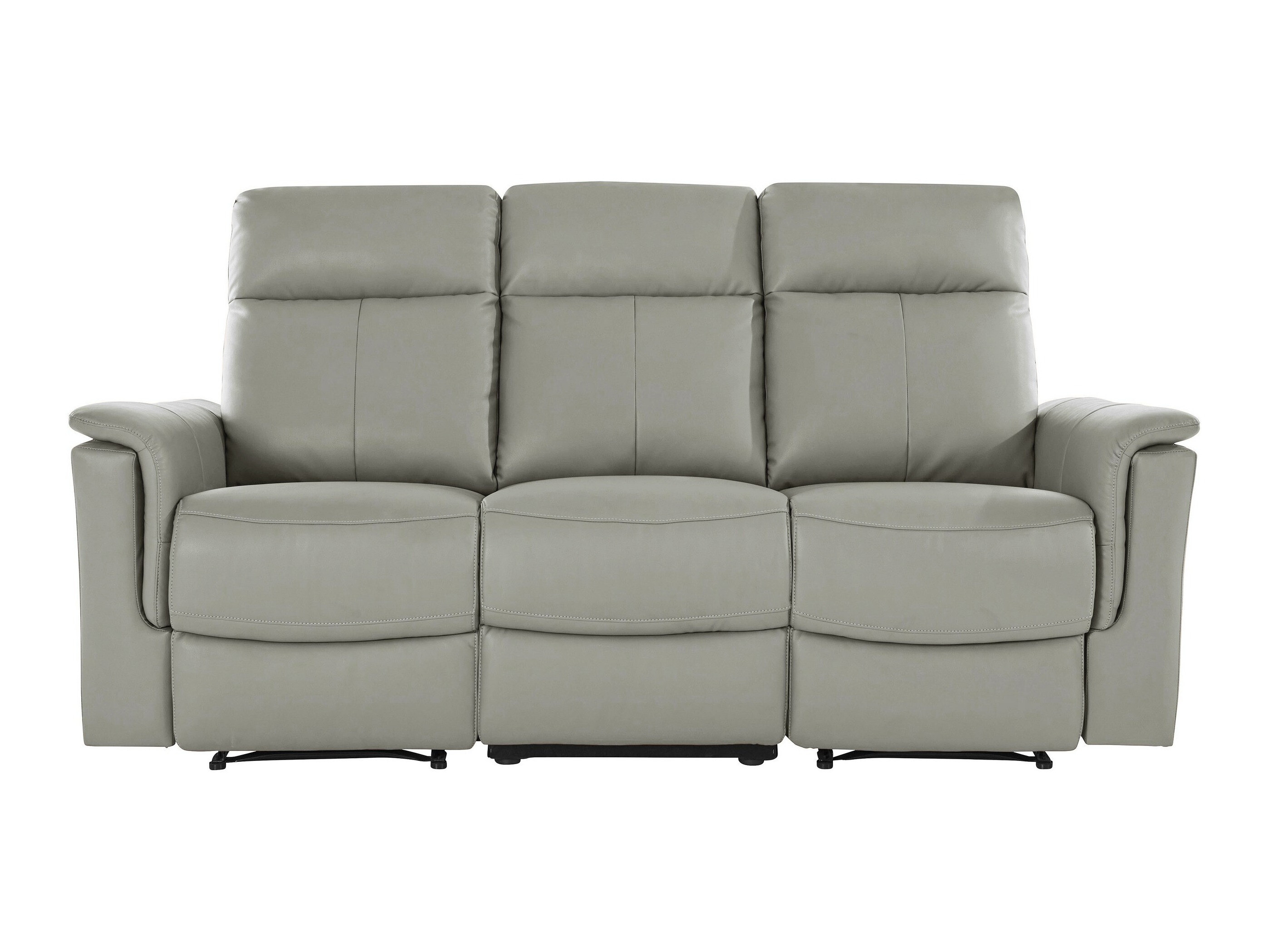 Sofá reclinable Fivmelu 102 (Gris claro)