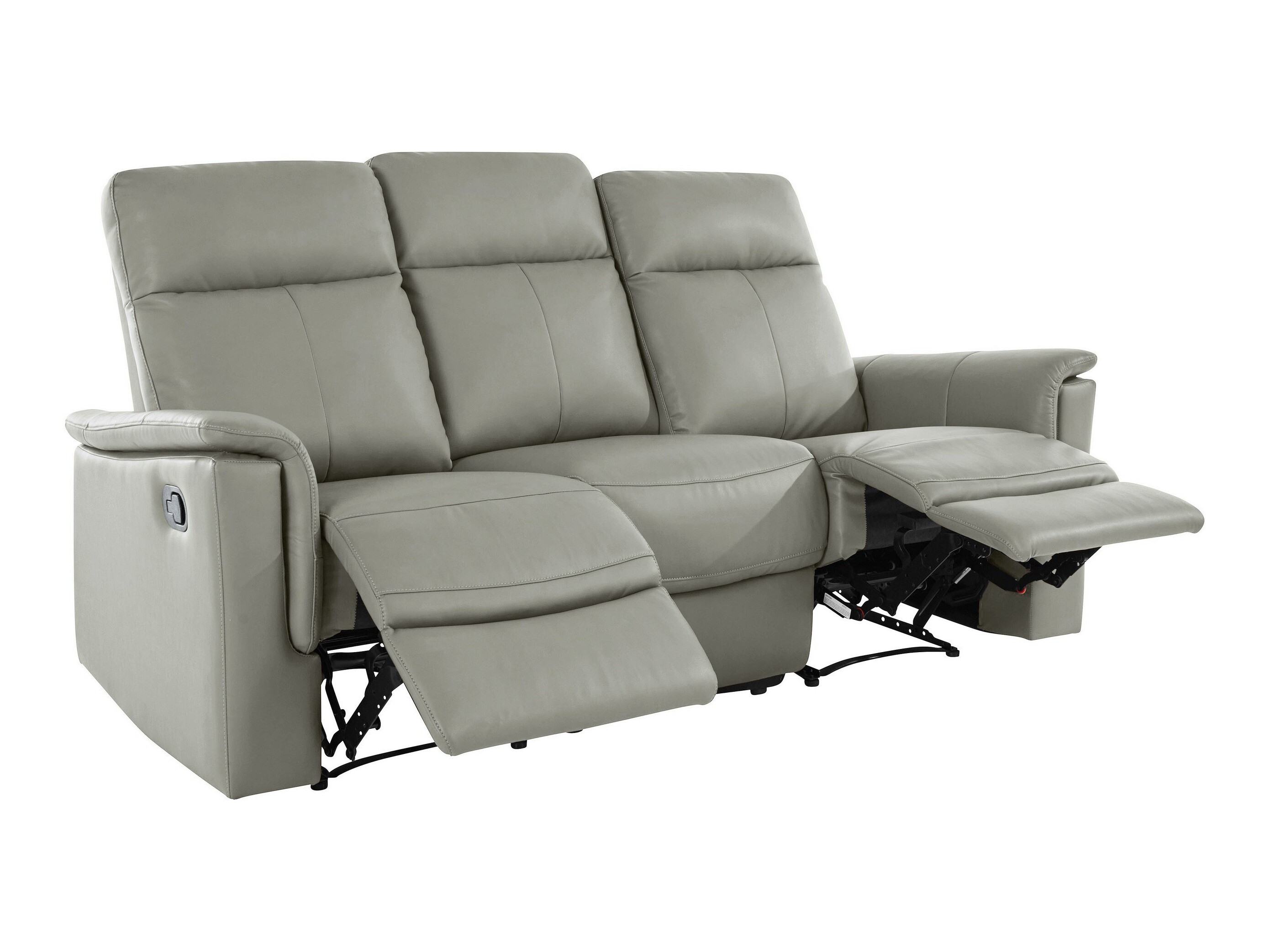 Sofá reclinable Fivmelu 102 (Gris claro)