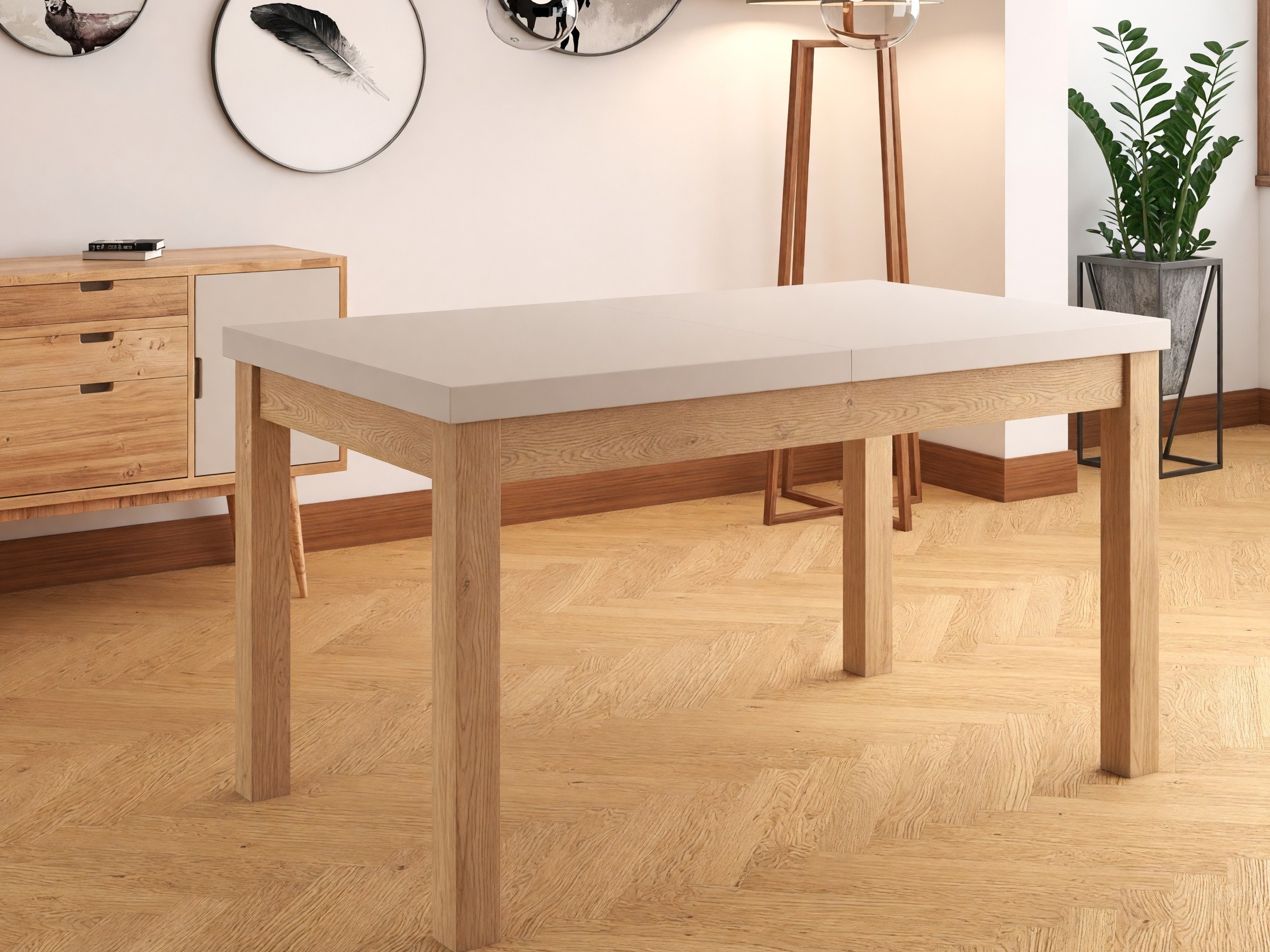 Mesa Detroit 976 (Cachemira + Roble Cremona)