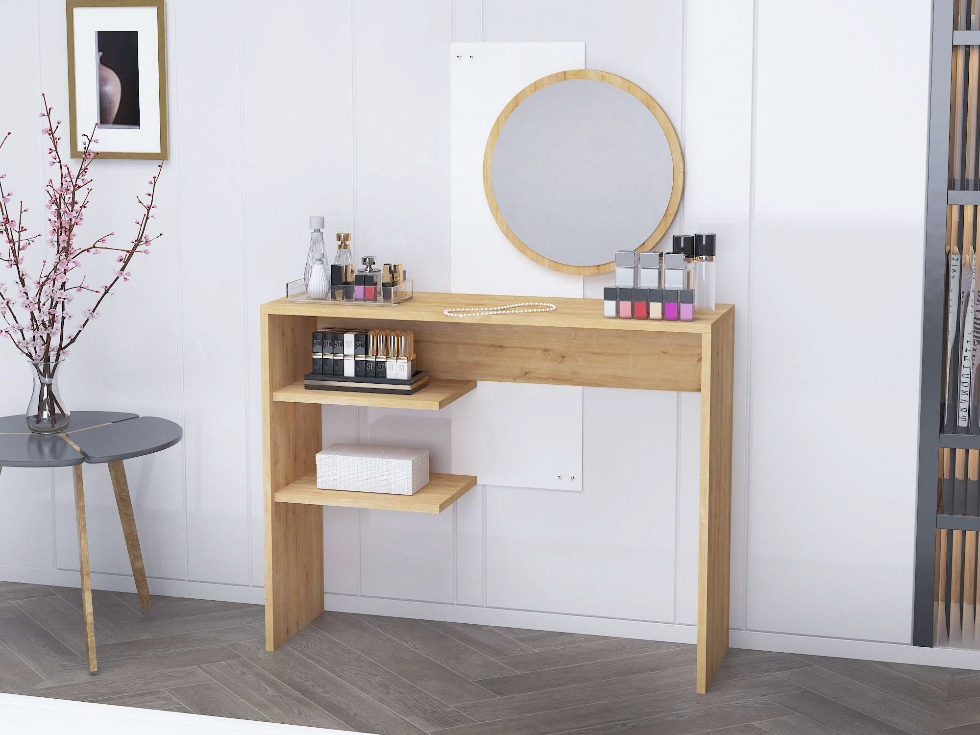 Tocador Kailua 2833 (Blanco + Roble)