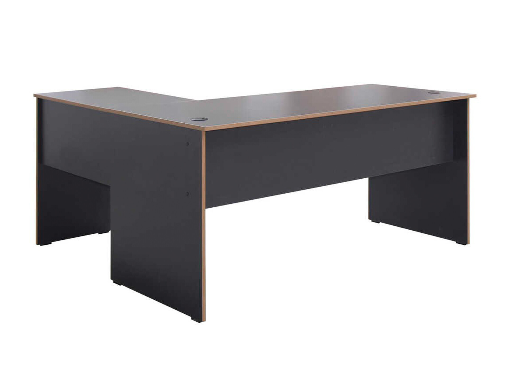 Mesa de ordenador esquinera Kailua 2835 (Antracita + Roble)