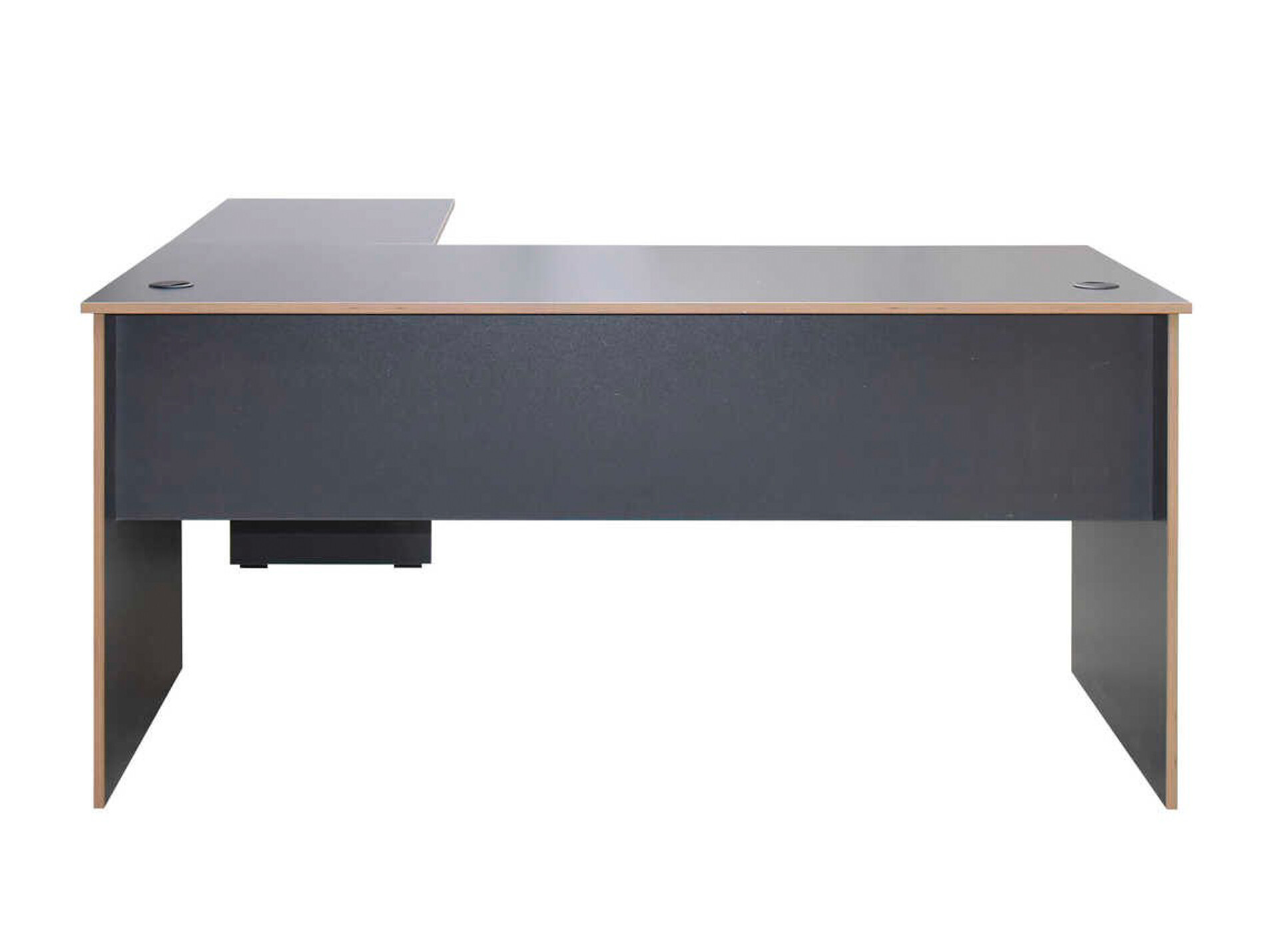 Mesa de ordenador esquinera Kailua 2835 (Antracita + Roble)