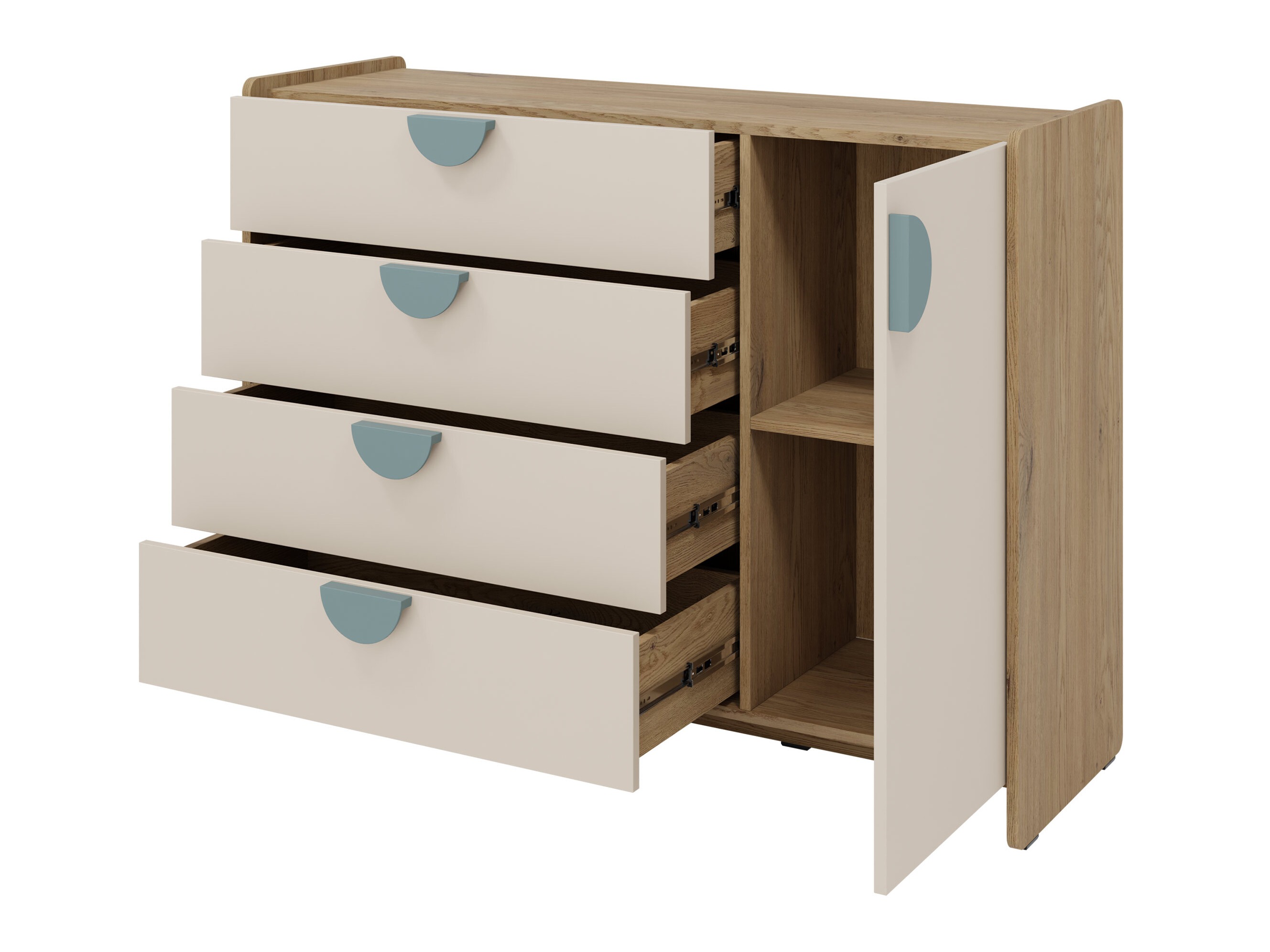 Cómoda Fivelbi 108 (Azul)