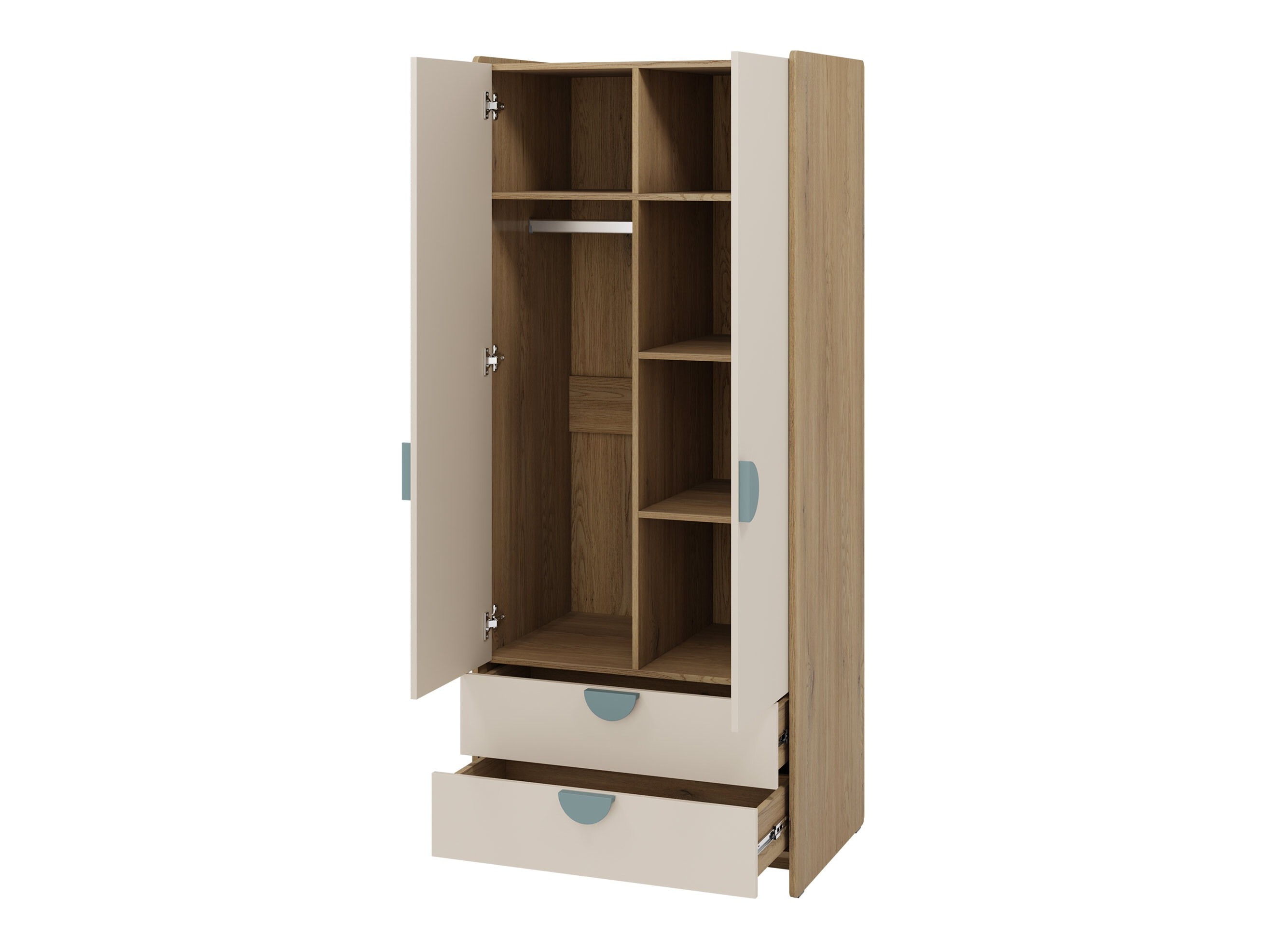 Conjunto de dormitorio infantil Fivelbi 117 (Azul)