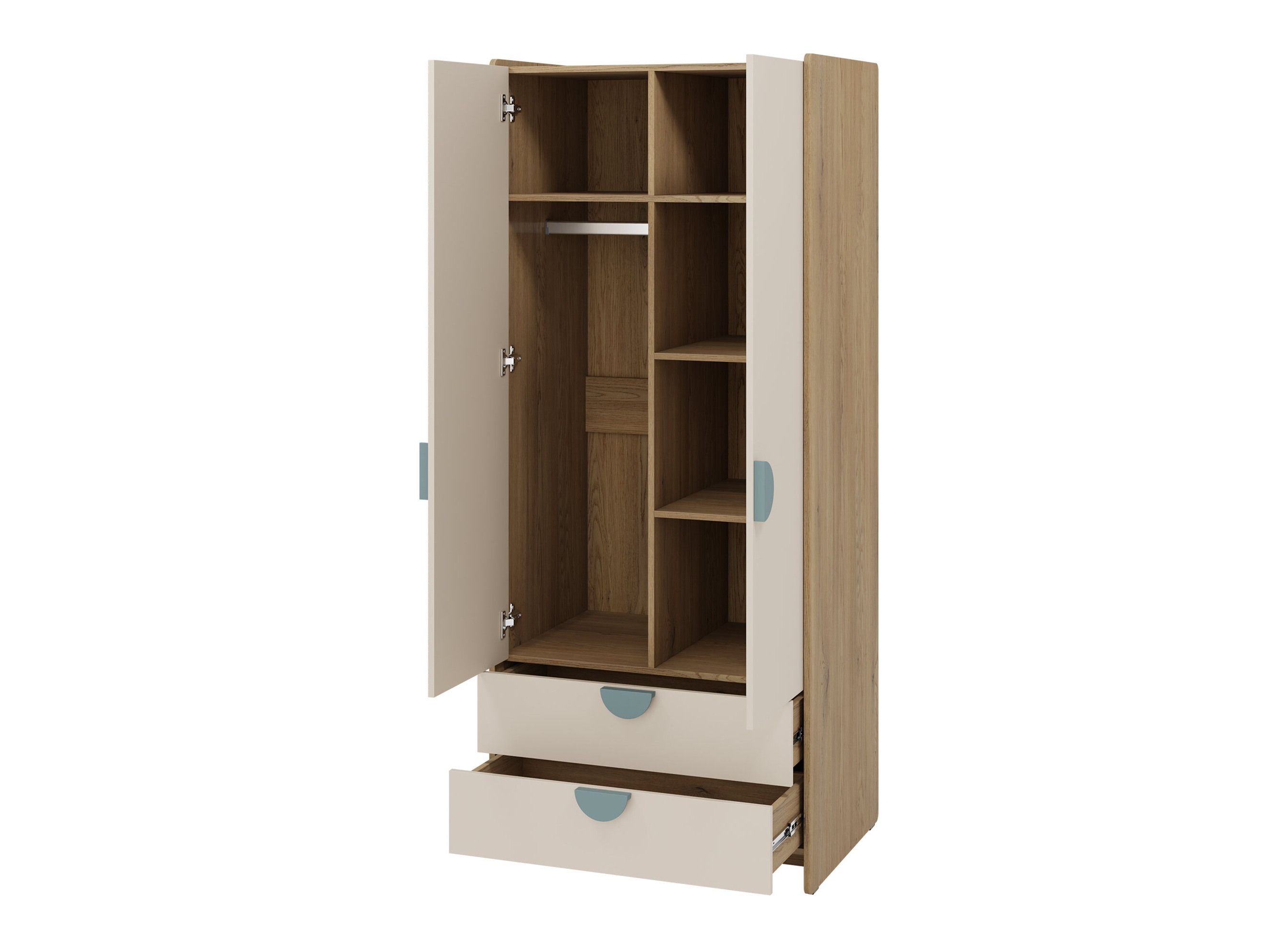 Conjunto de dormitorio infantil Fivelbi 118 (Azul)