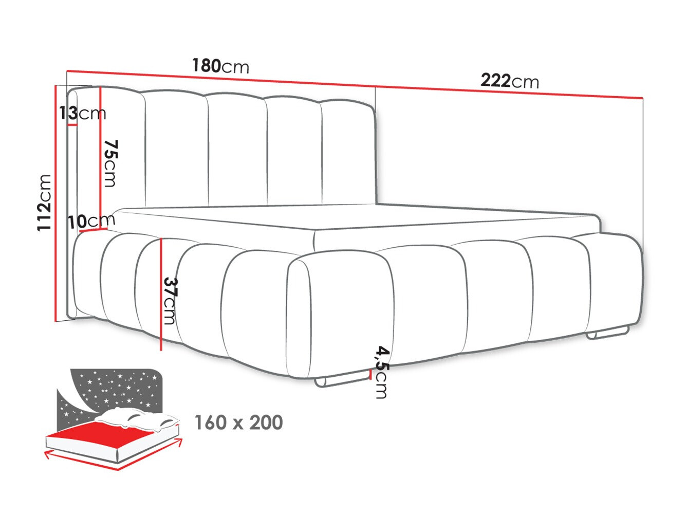Cama SP7078