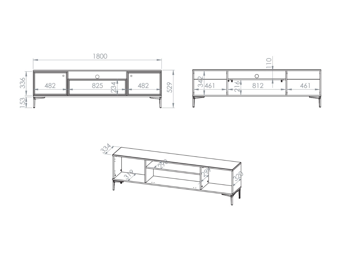 Mueble TV Cirnoli 101