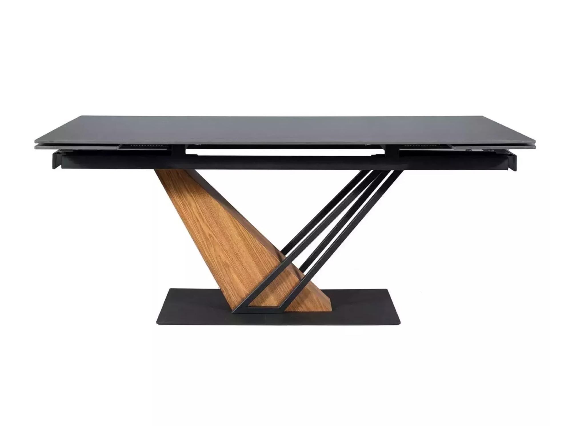 Mesa Detroit 996 (Mármol negro + Roble)