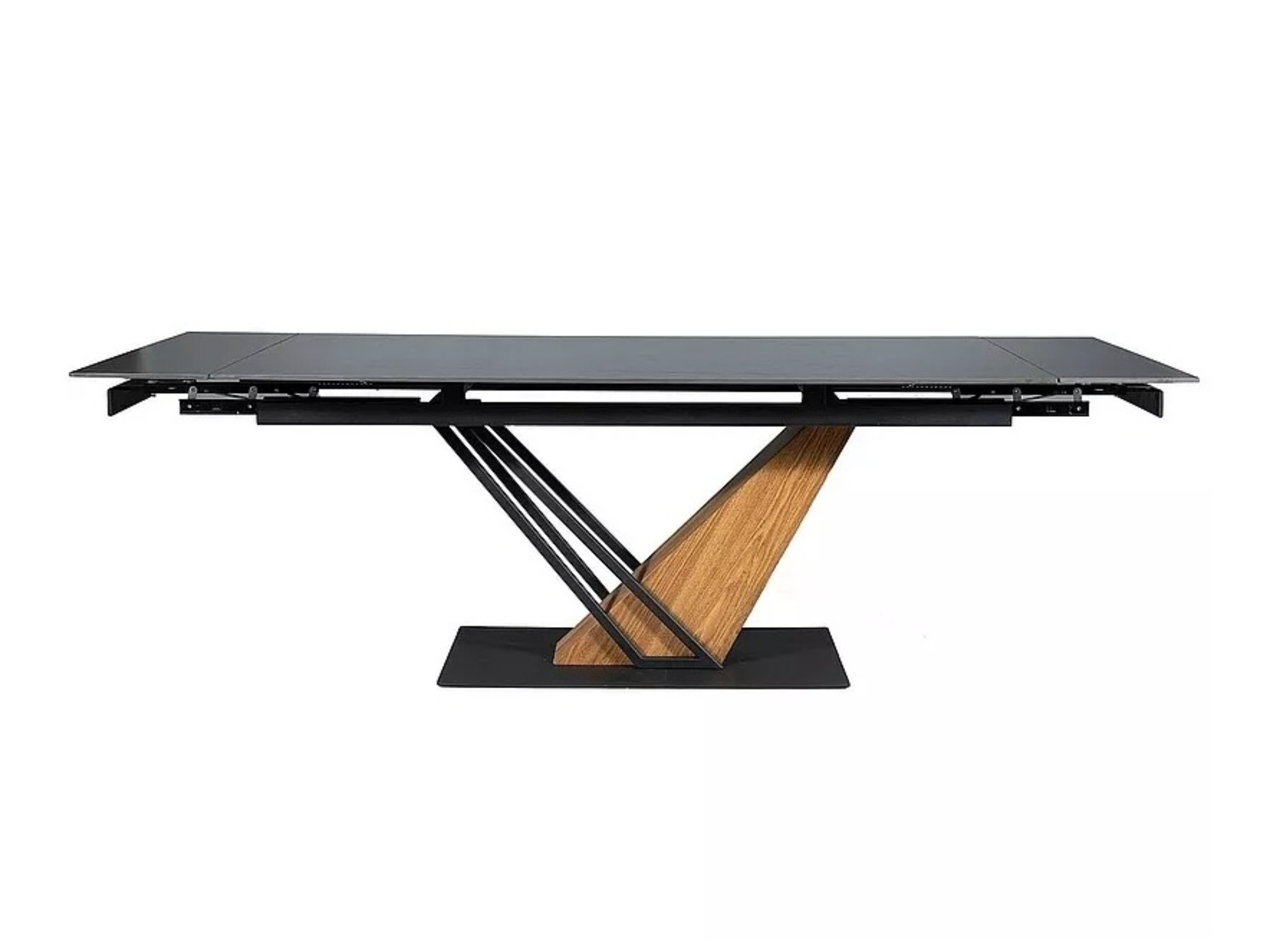 Mesa Detroit 996 (Mármol negro + Roble)