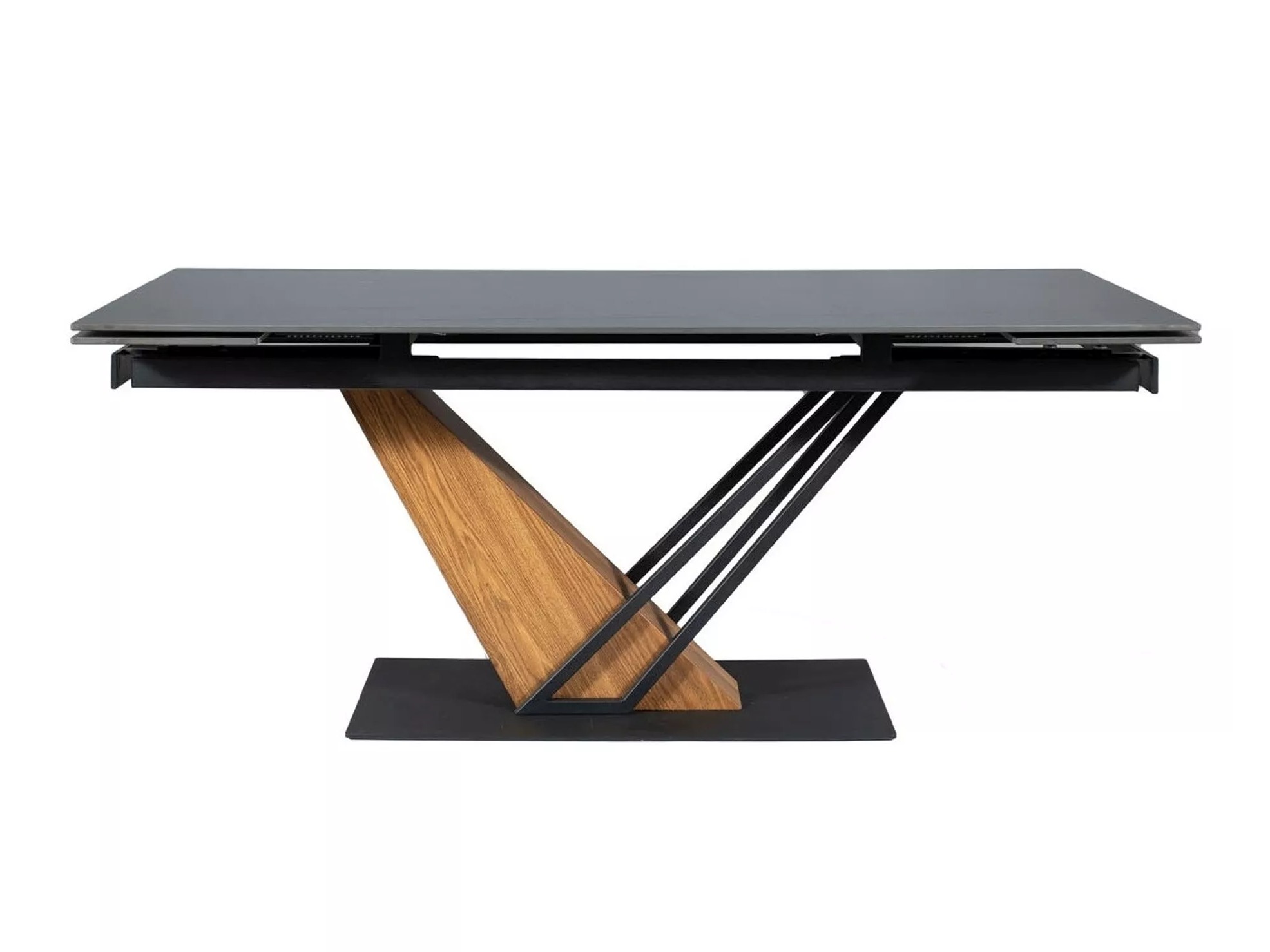 Mesa Detroit 996 (Mármol negro + Roble)