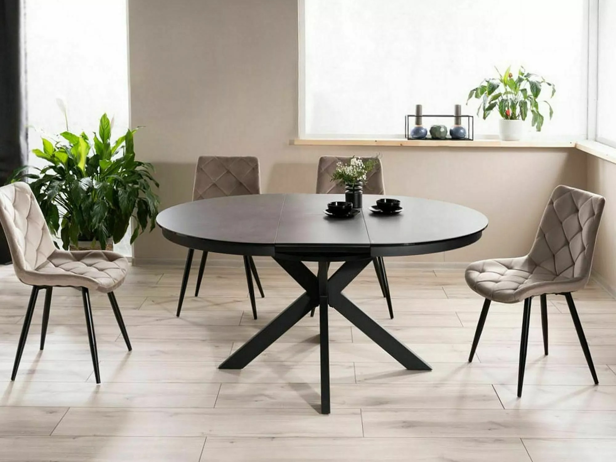 Mesa Detroit 998 (Negro + Gris oscuro)