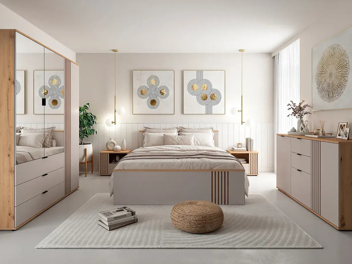 Conjunto de dormitorio Venvou 112