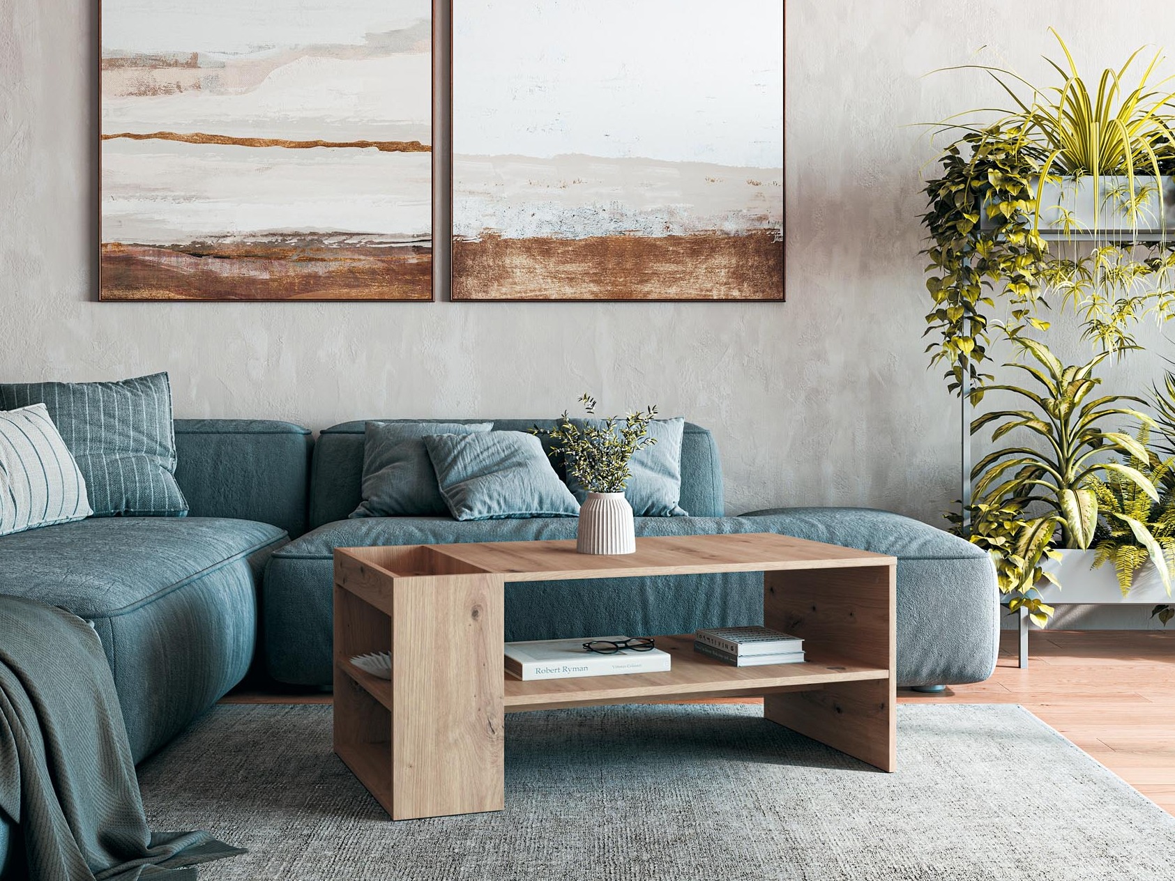 Mesa de centro Houston 1946 (Roble Artisan)