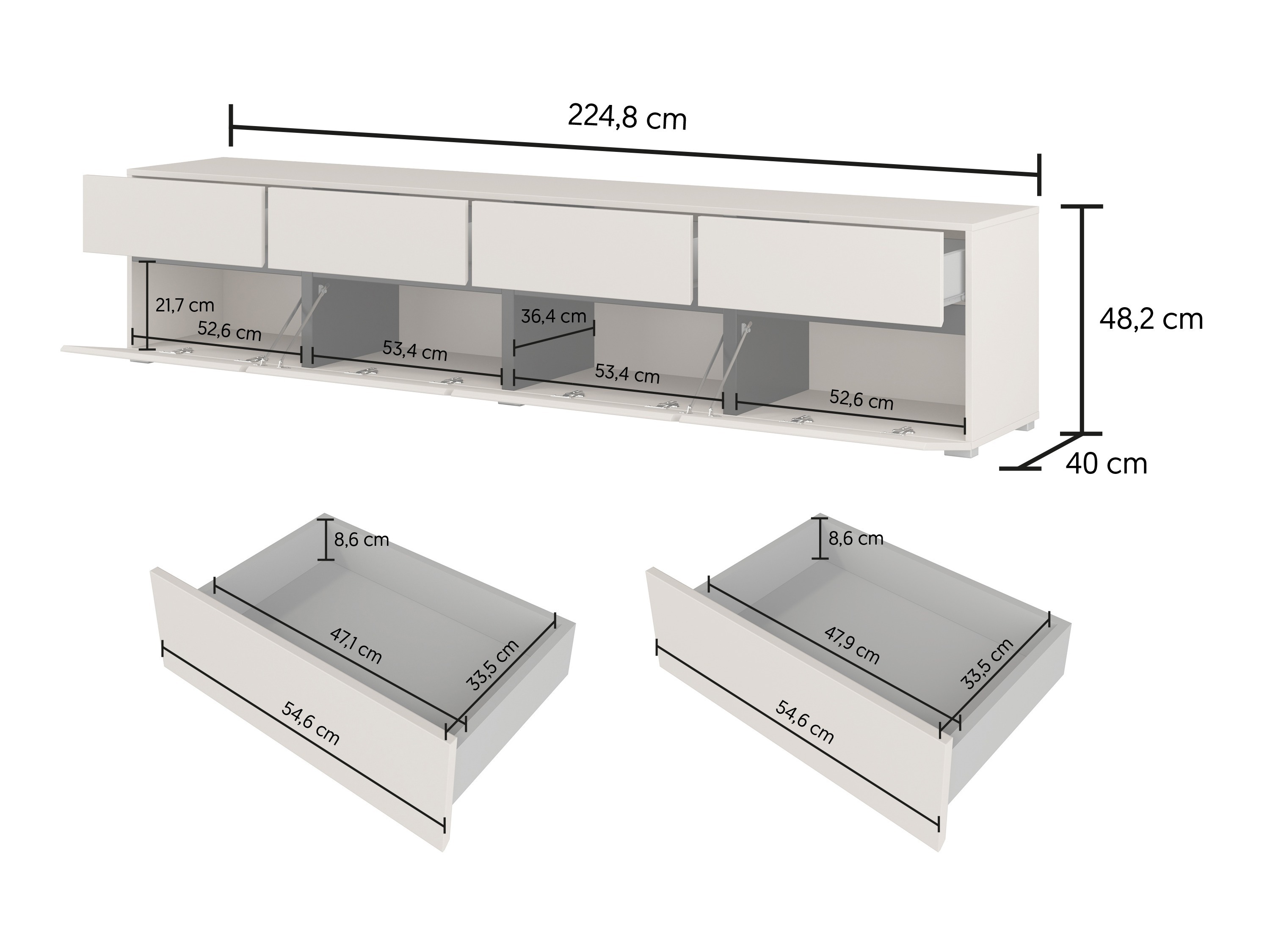 Mueble TV Alfere 101 (Roble wotan)