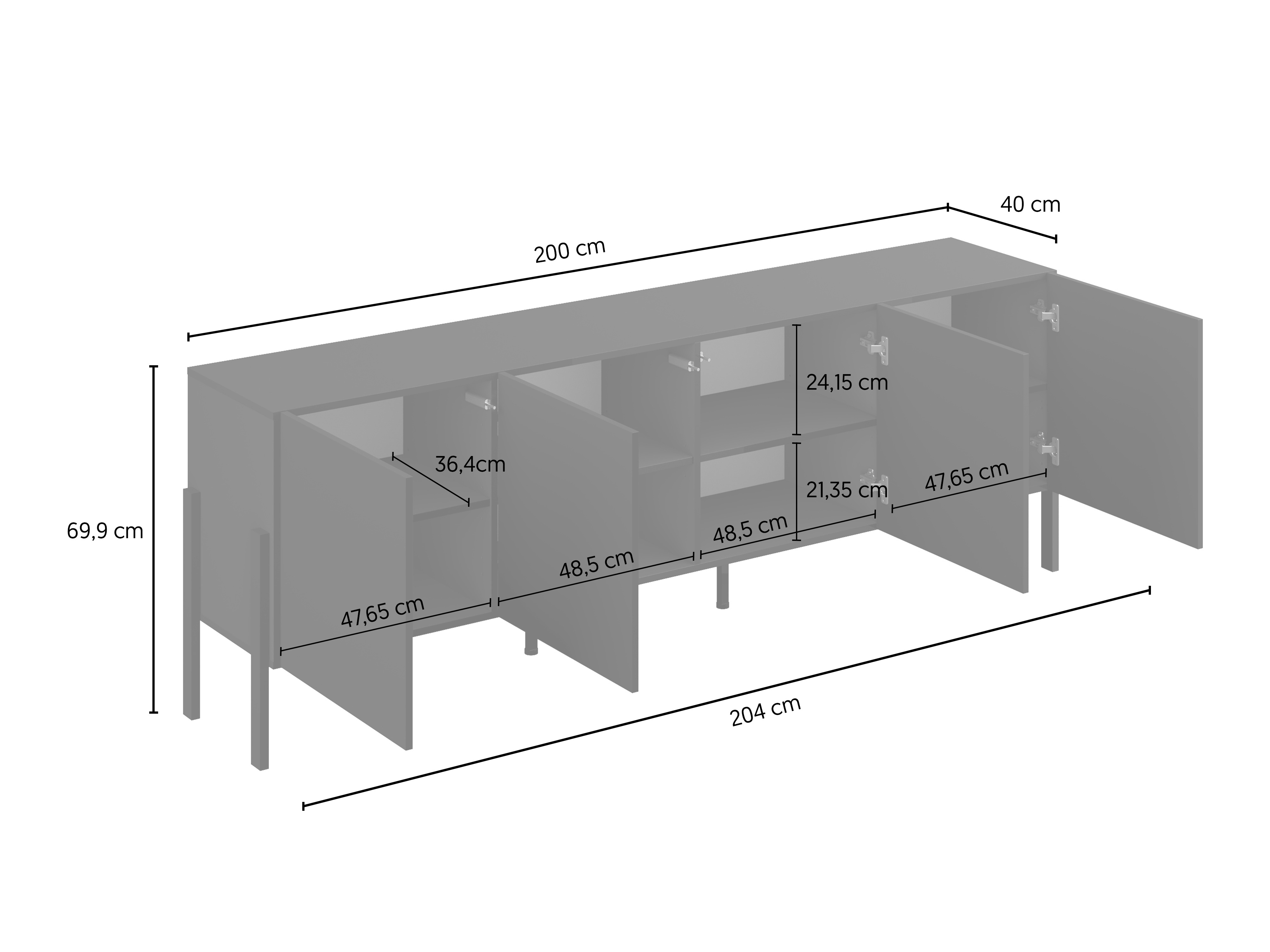 Mueble TV Etsore 100 (Cachemira)
