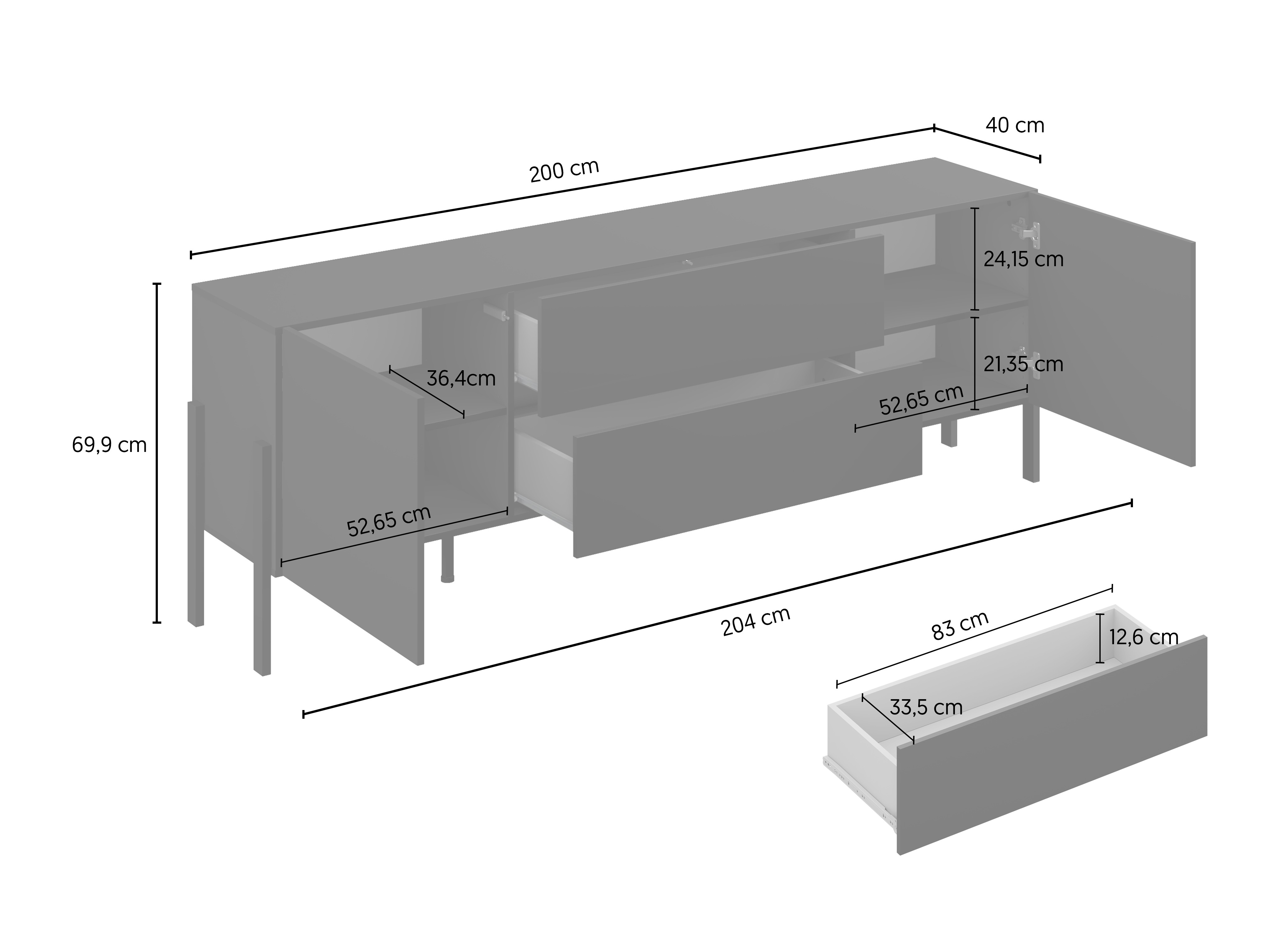 Mueble TV Etsore 102 (Cachemira)