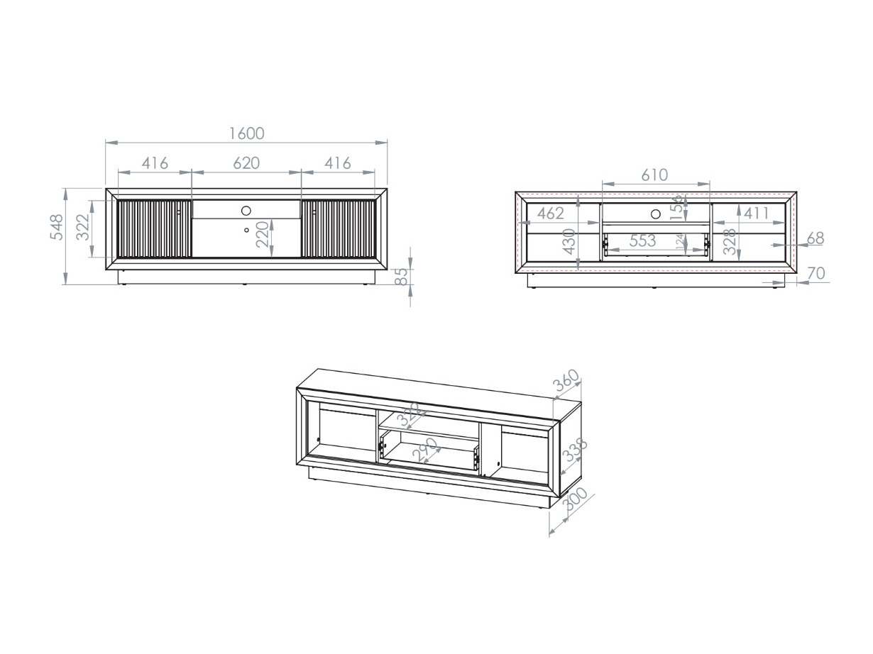 Mueble TV Cavmava 106