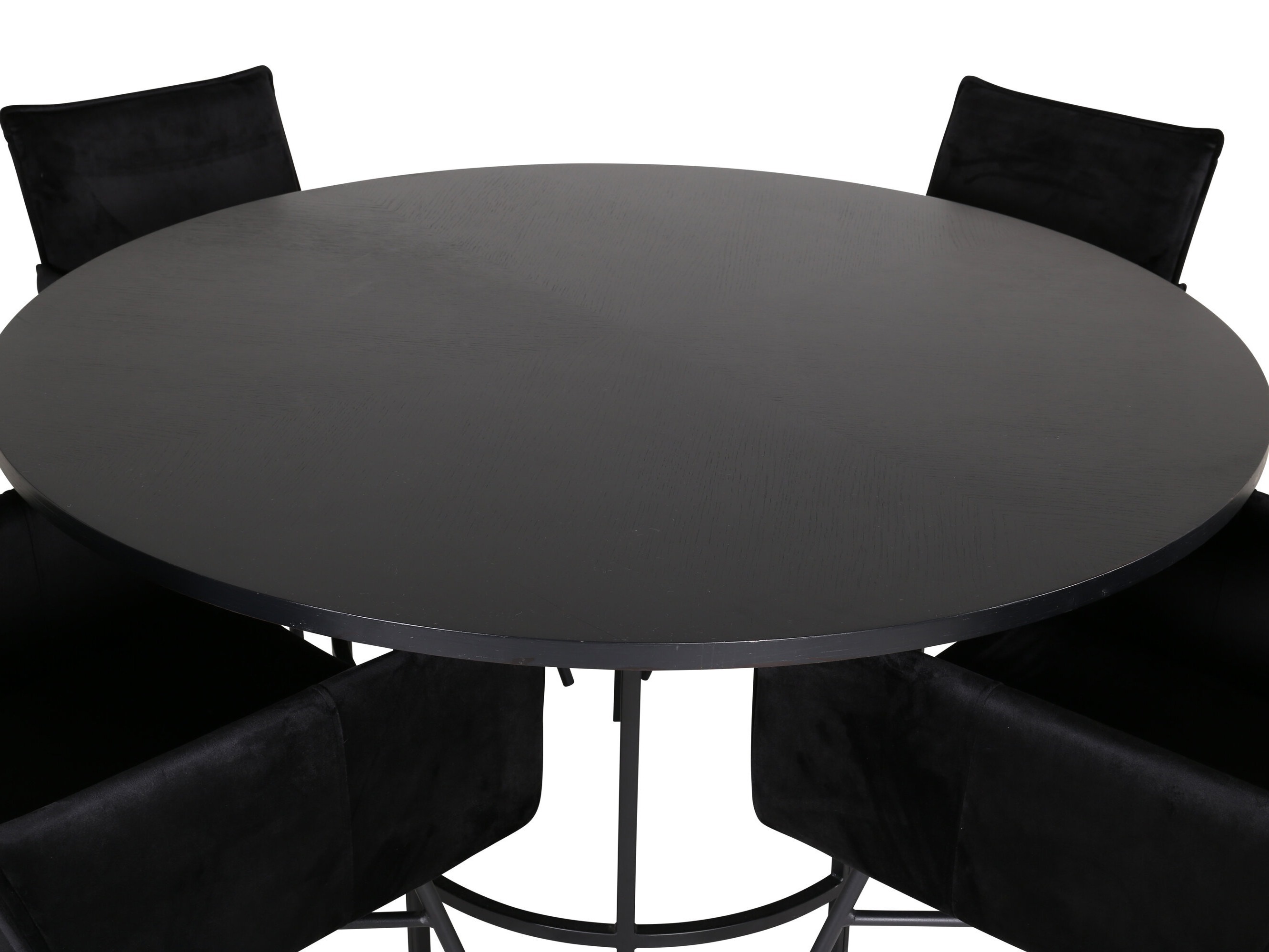 Conjunto de mesas y sillas para comedor Dallas 2337 (Negro)