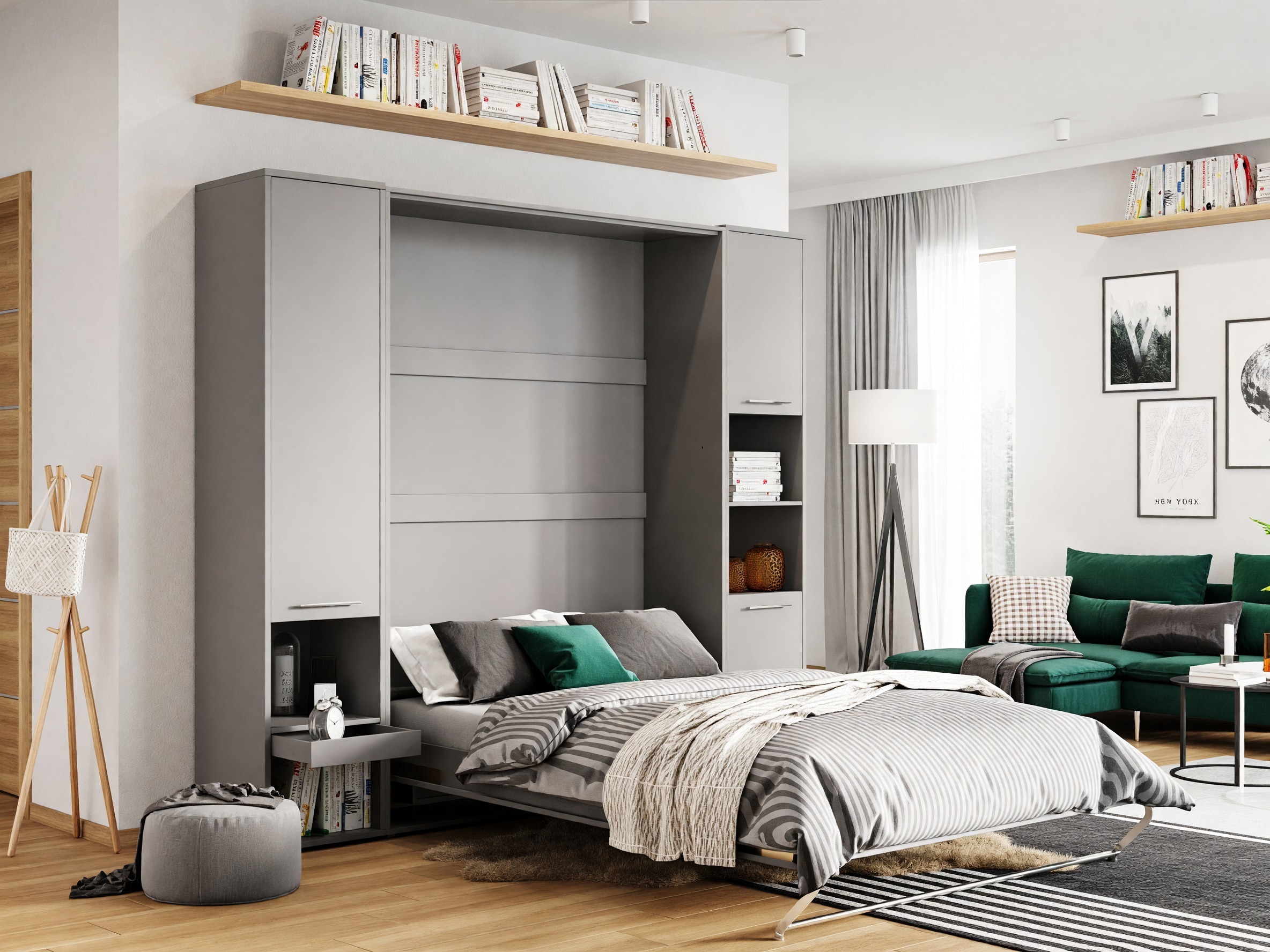 Cama plegable Concept Pro Lenart III (Gris)