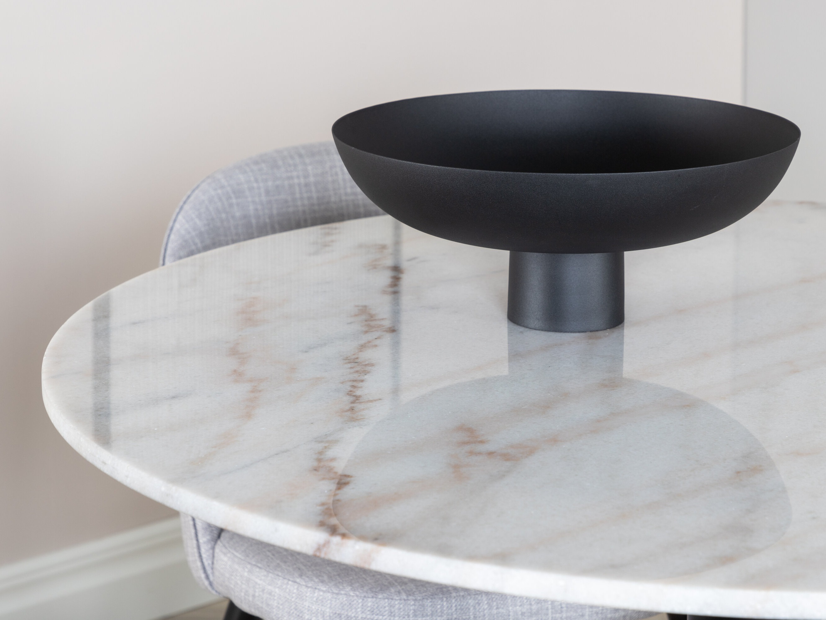 Conjunto de mesas y sillas para comedor Dallas 2572 (Negro + Gris claro)