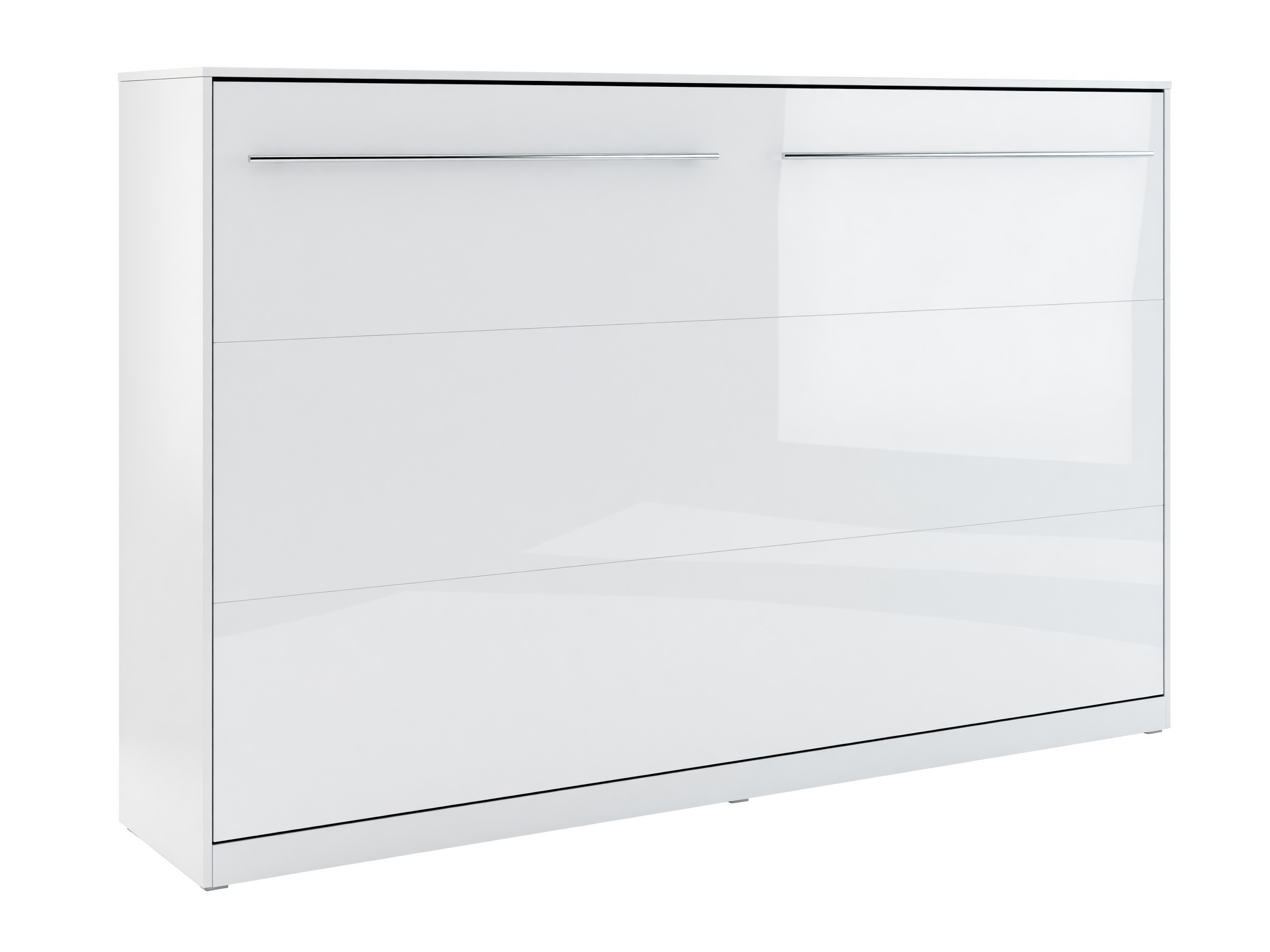 Cama plegable Concept Pro Lenart IV (Blanco + Blanco brillante)