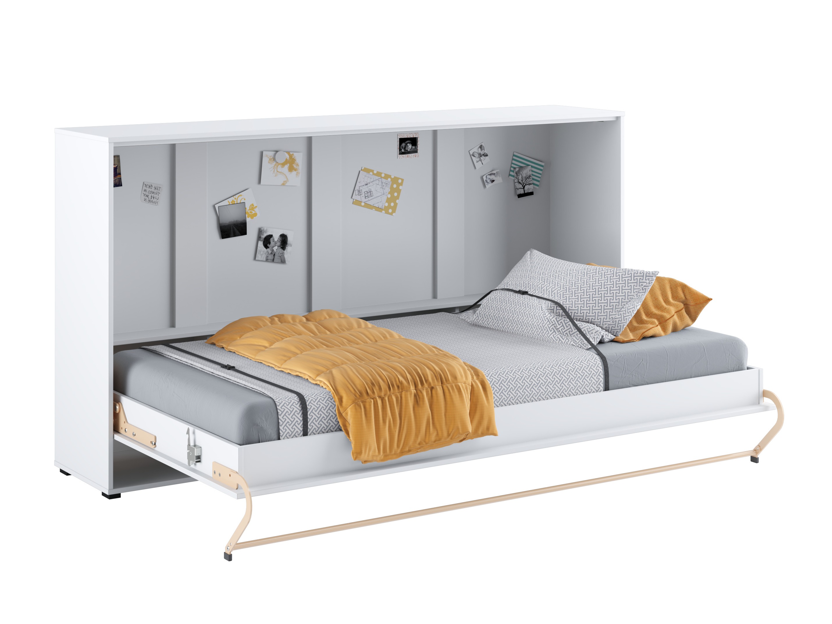 Cama plegable Concept Pro Lenart IV (Blanco)