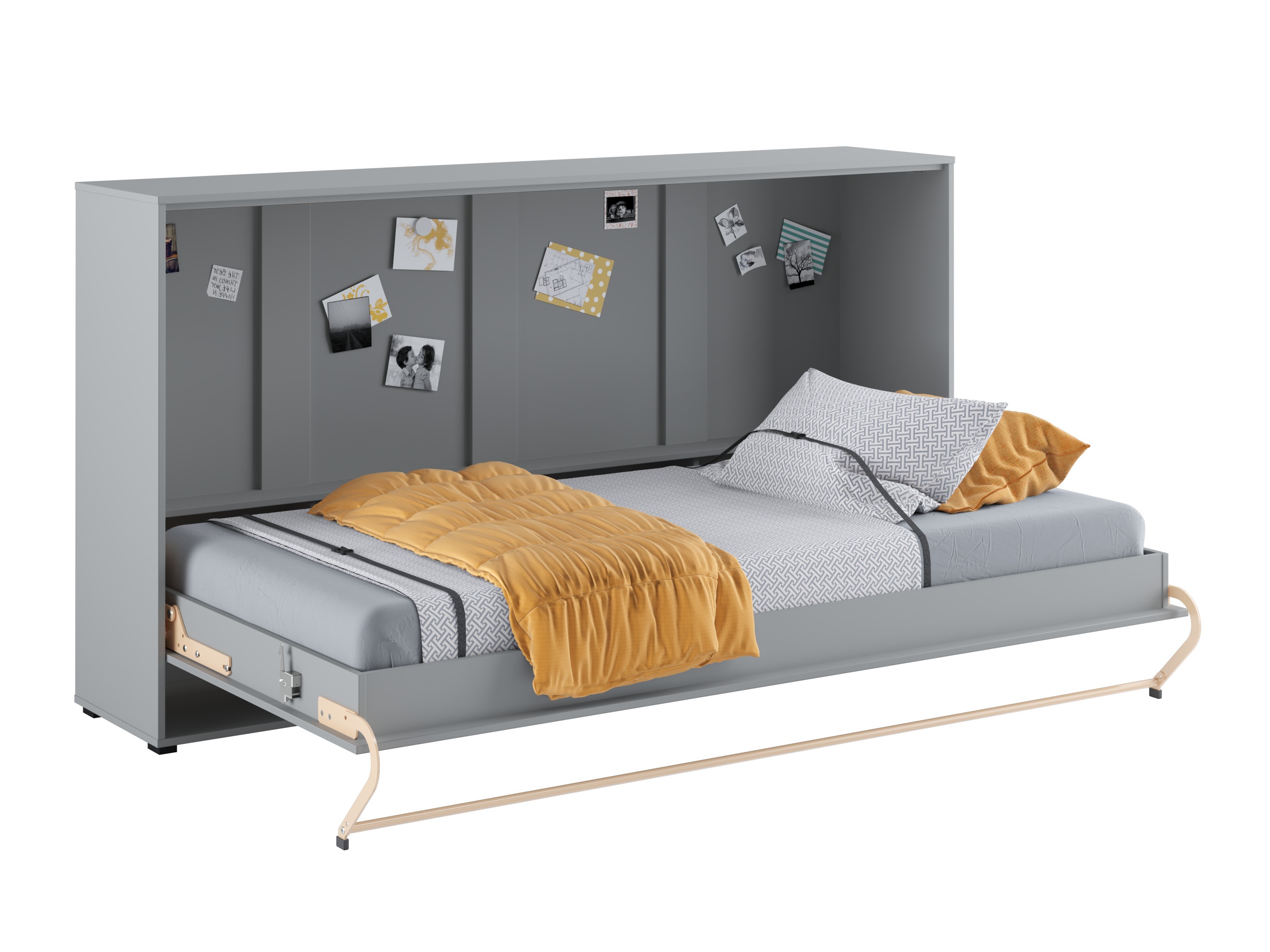 Cama plegable Concept Pro Lenart IV (Gris)