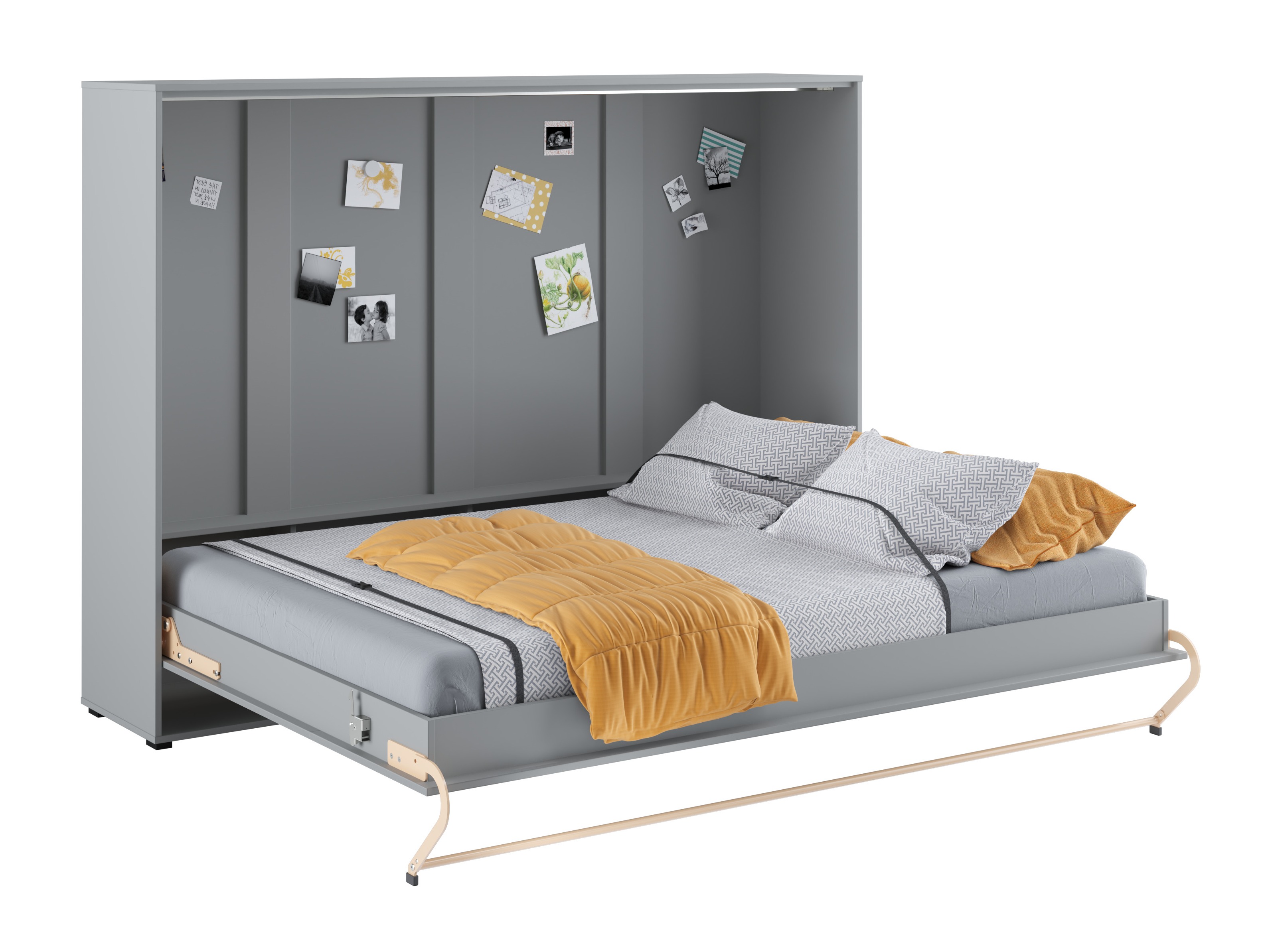 Cama plegable Concept Pro Lenart IV (Gris)