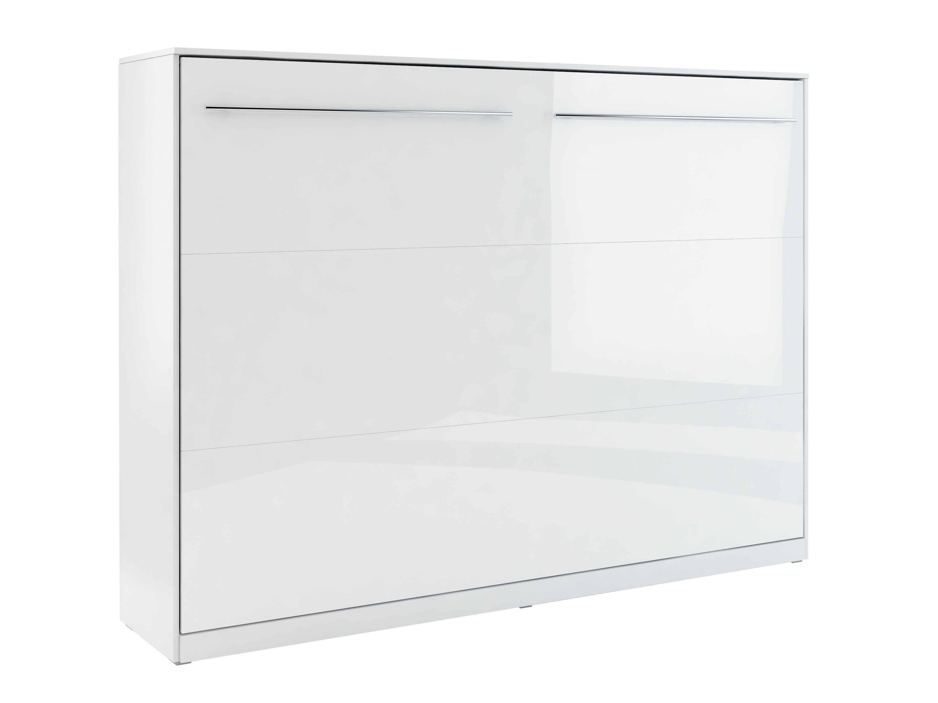 Cama plegable Concept Pro Lenart IV (Blanco + Blanco brillante)
