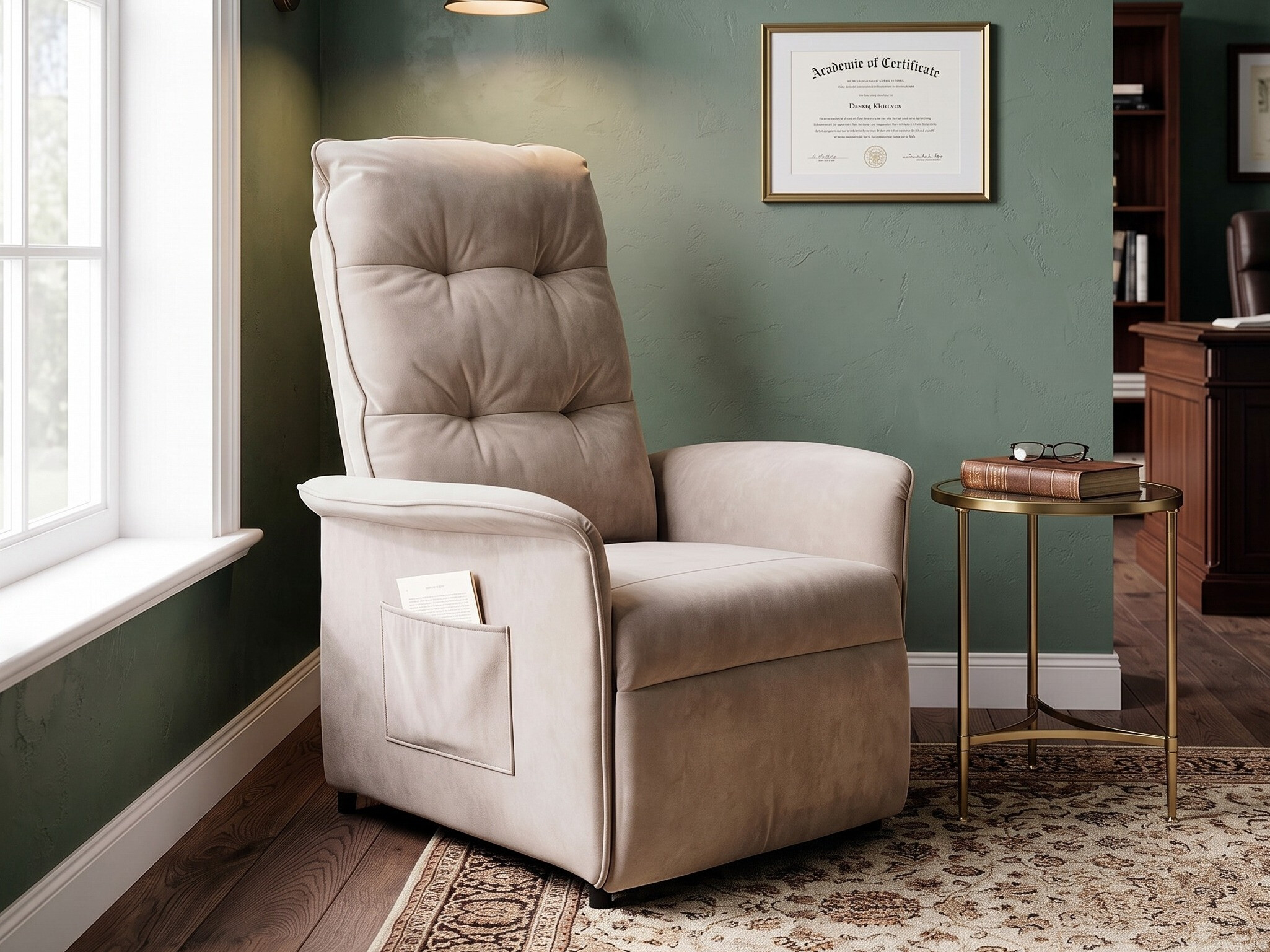 Sillón reclinable Houston 2171 (Beige)