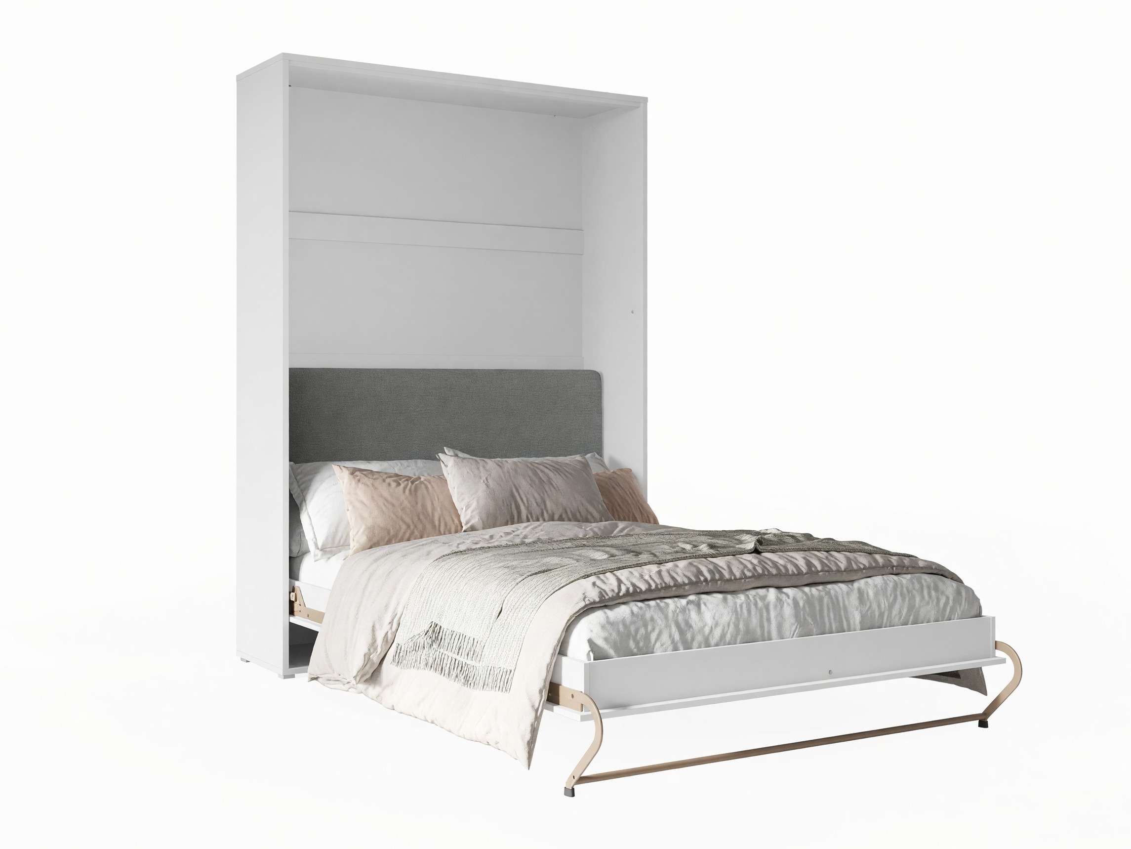 Cama plegable Concept Pro Lenart VI (Blanco + Grafito)