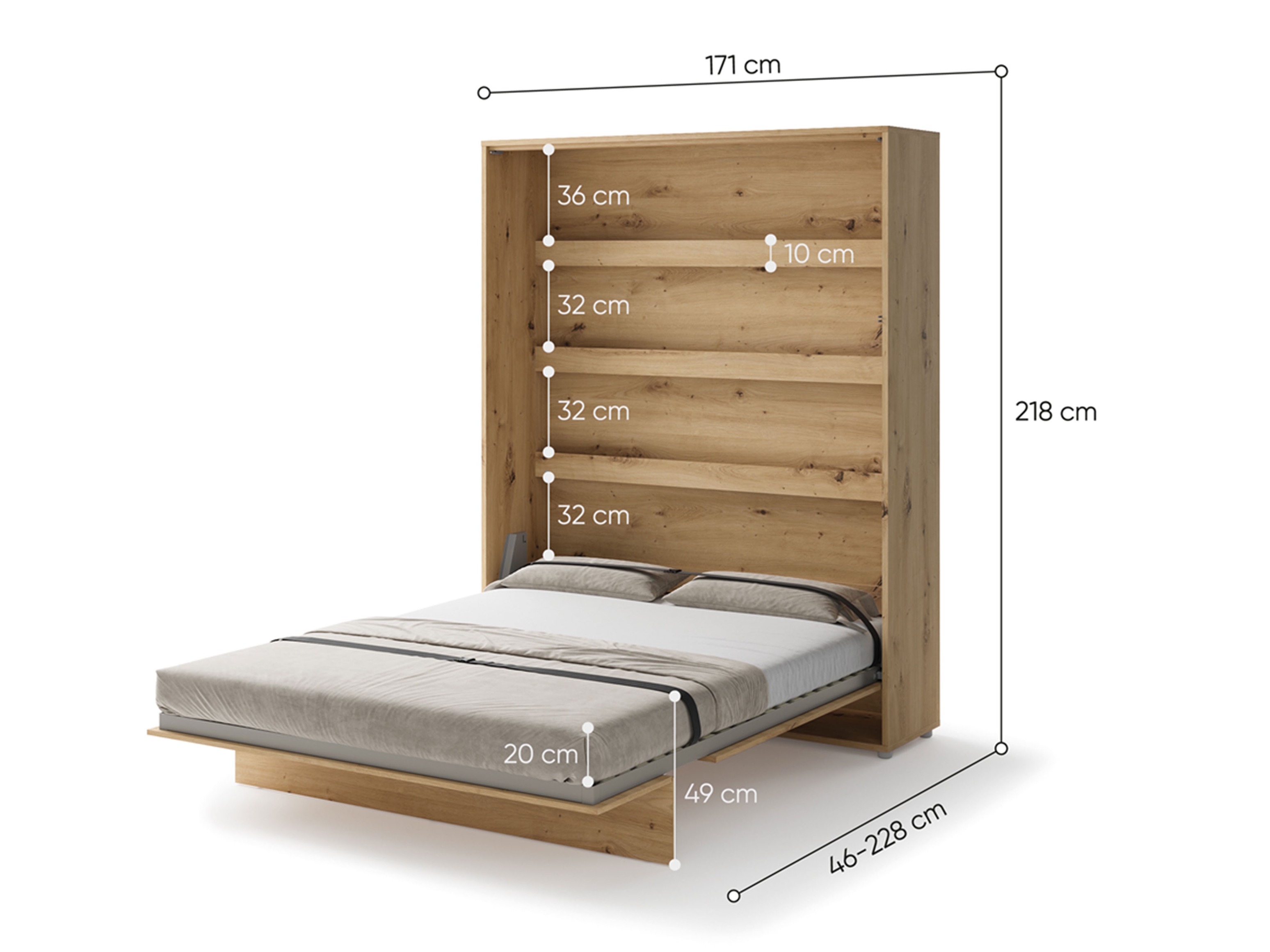 Cama plegable Concept Lenart (Cachemira)