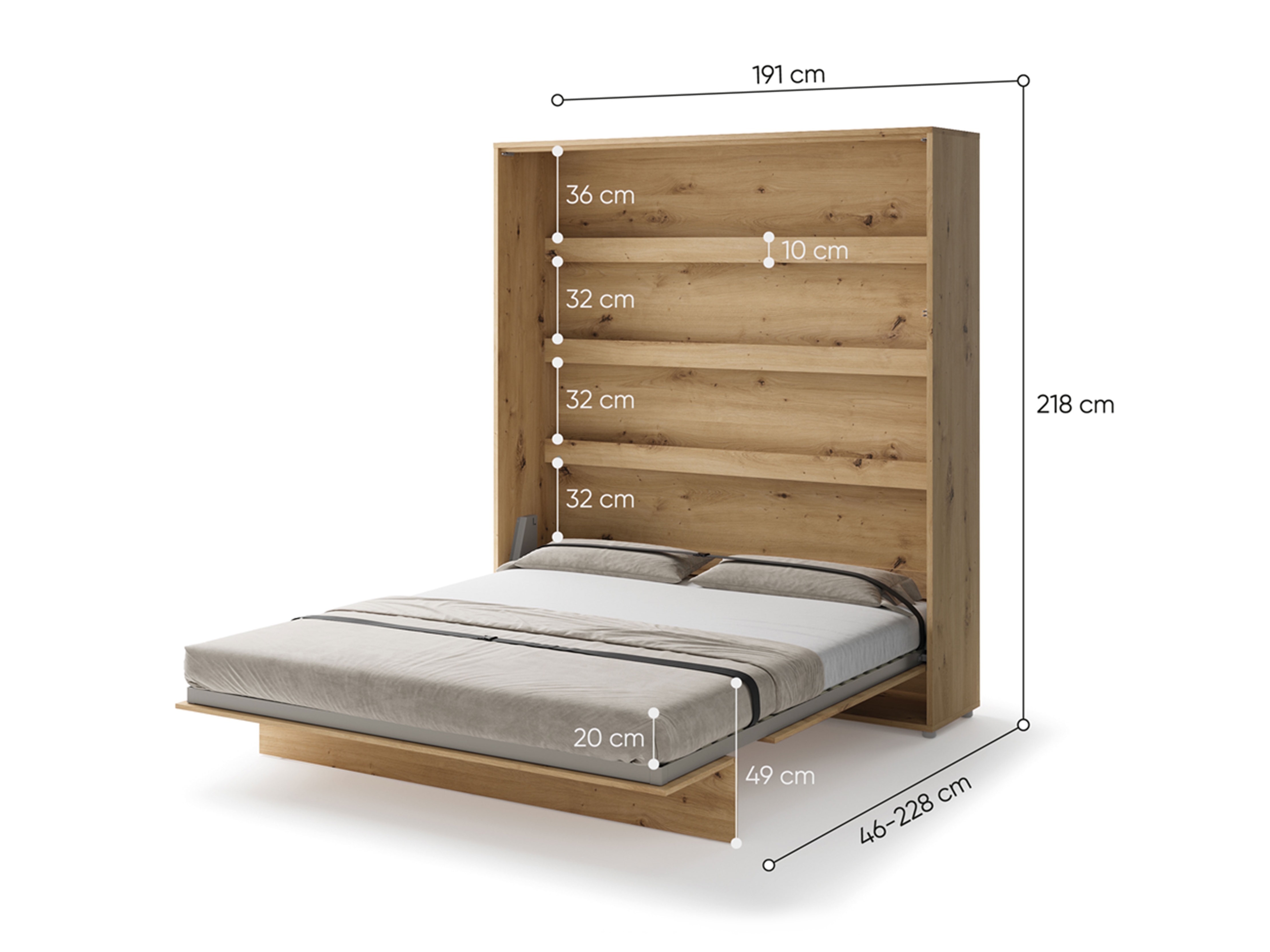 Cama plegable Concept Lenart (Cachemira)