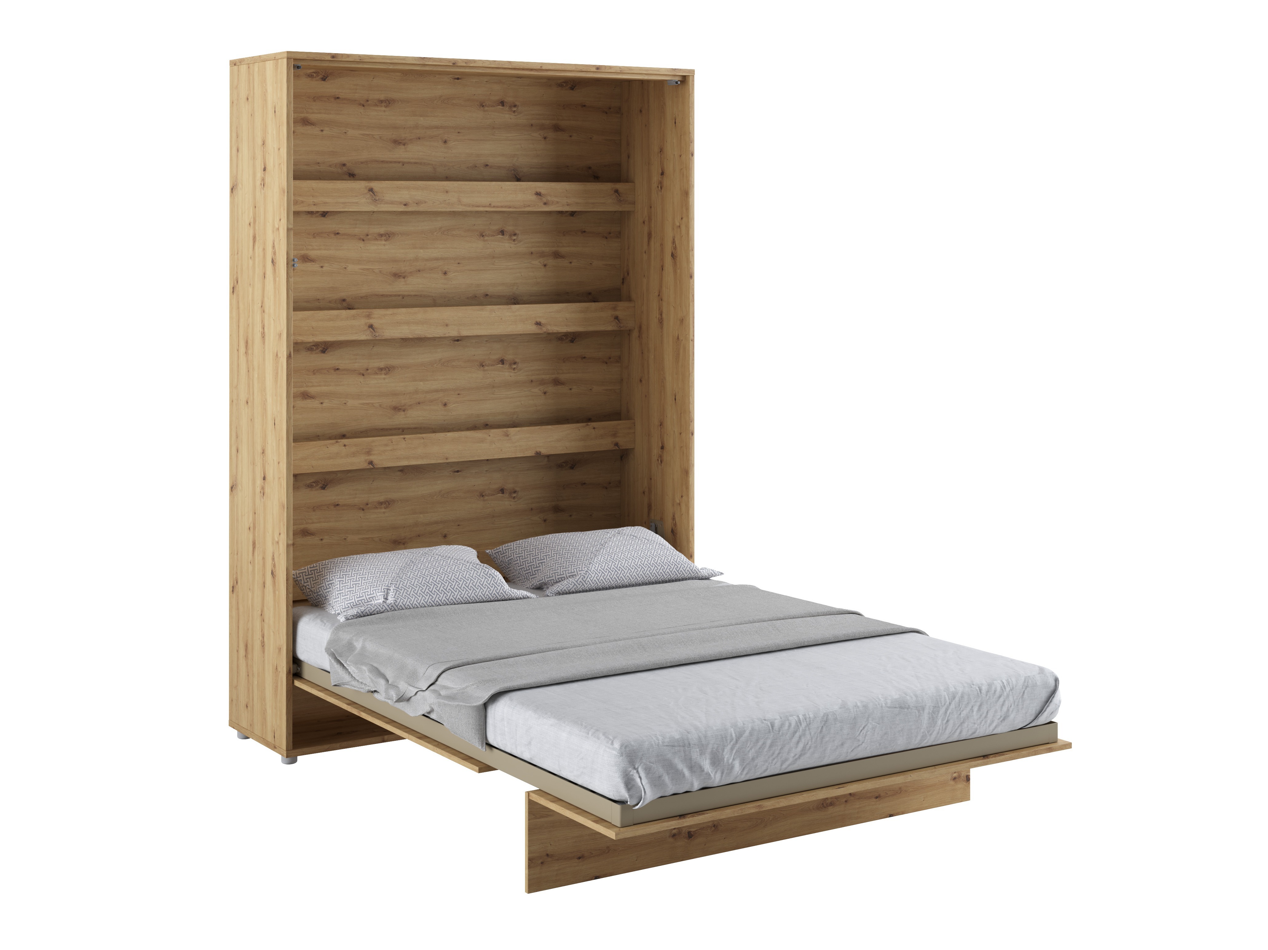 Cama plegable Concept Lenart (Roble Artisan)