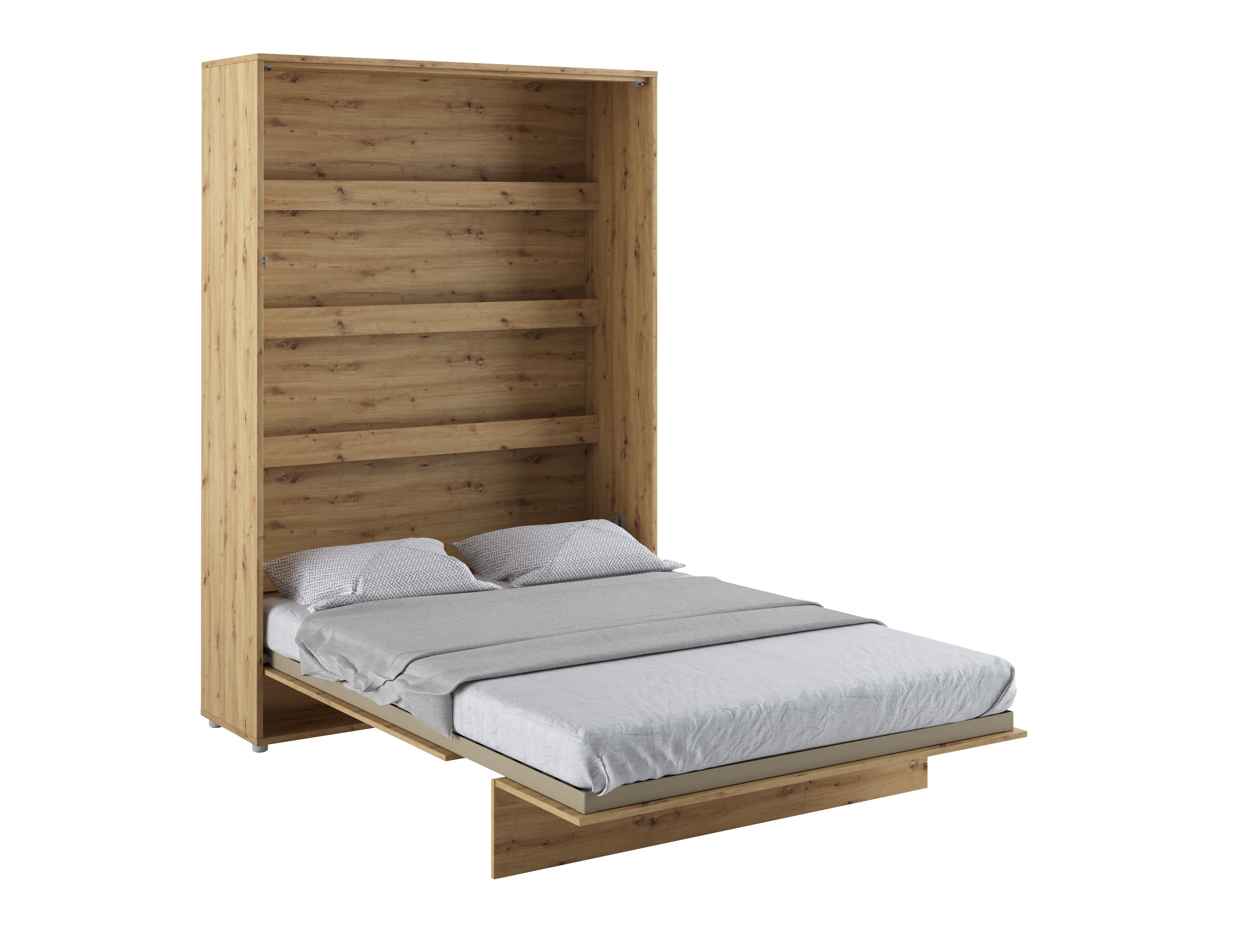 Cama plegable Concept Lenart (Roble Artisan)