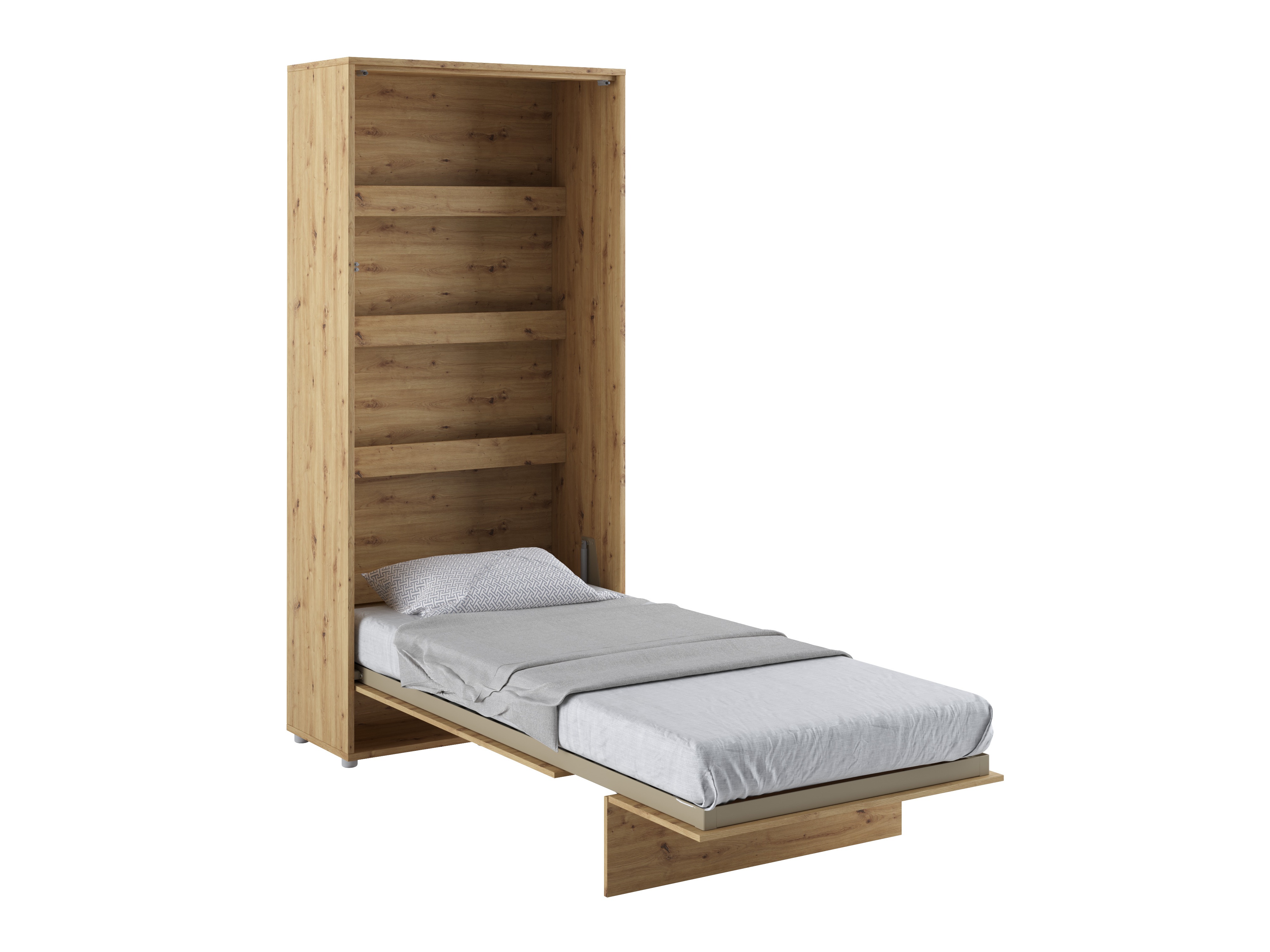 Cama plegable Concept Lenart (Roble Artisan)