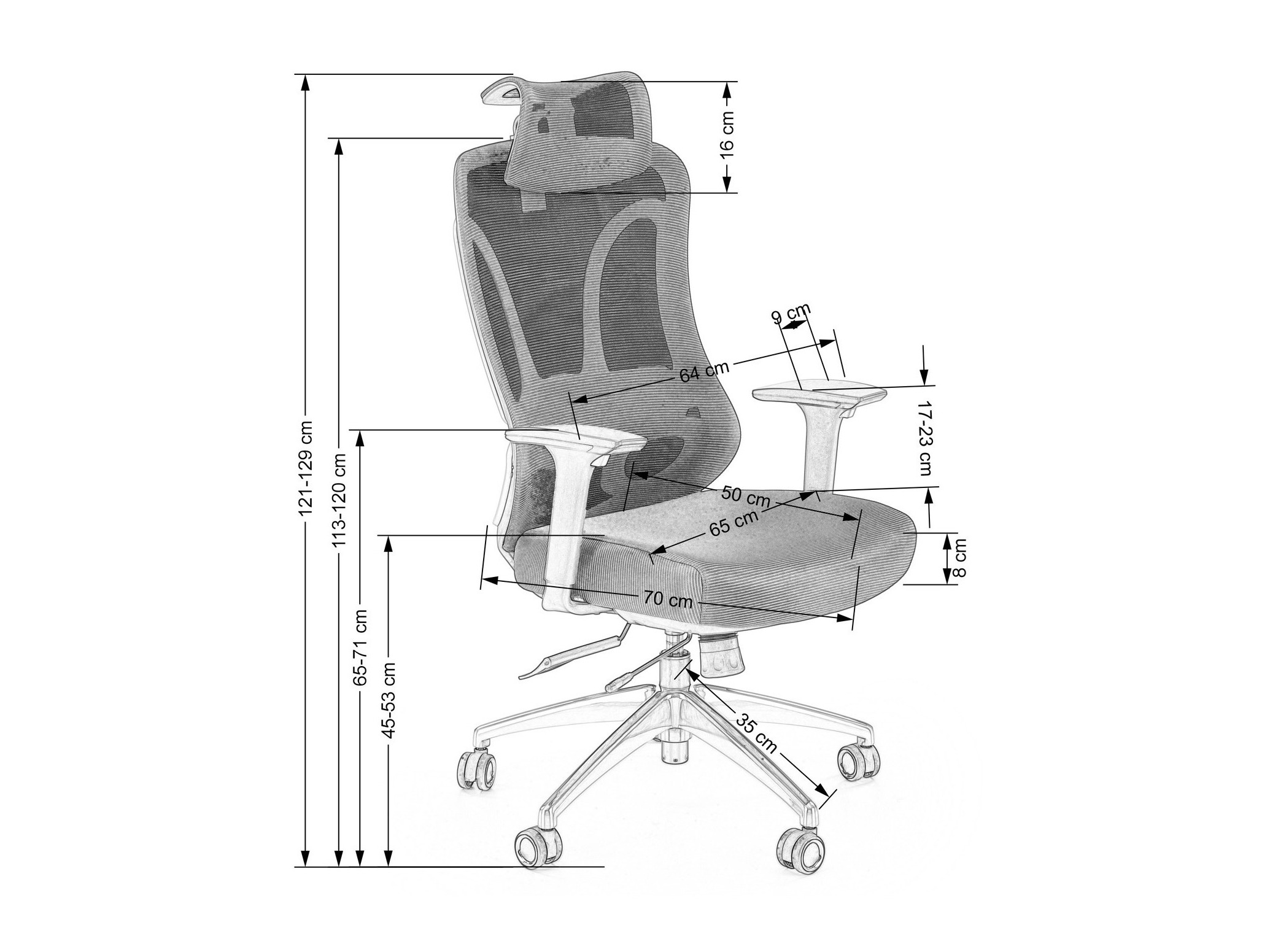 Silla de oficina Houston 1409