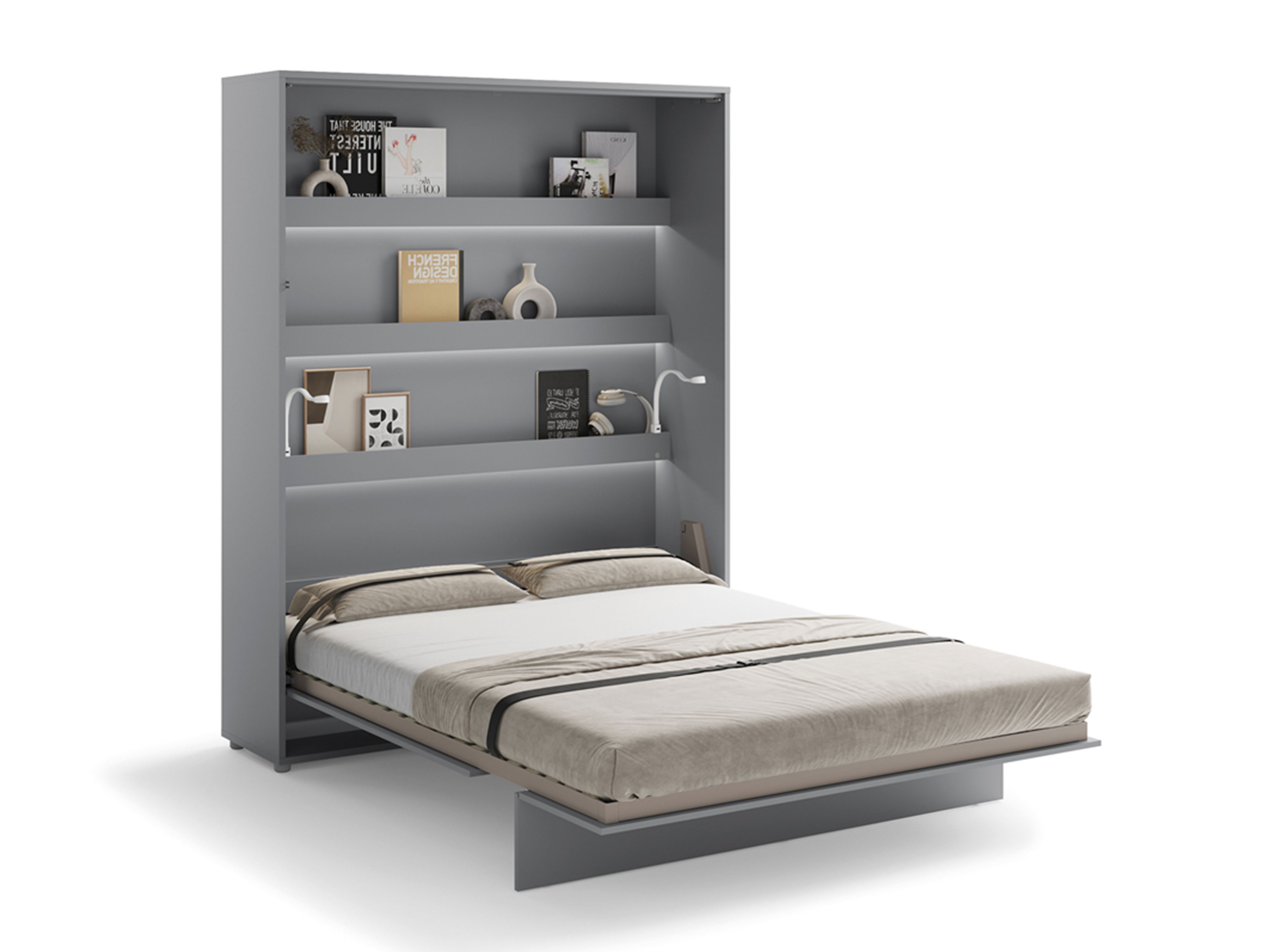 Cama plegable Concept Lenart (Gris)