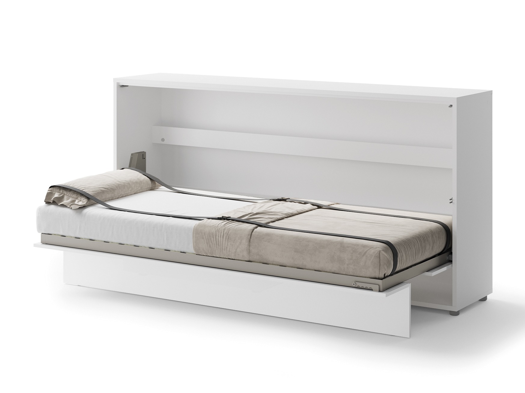 Cama plegable Concept Lenart V (Blanco brillante)