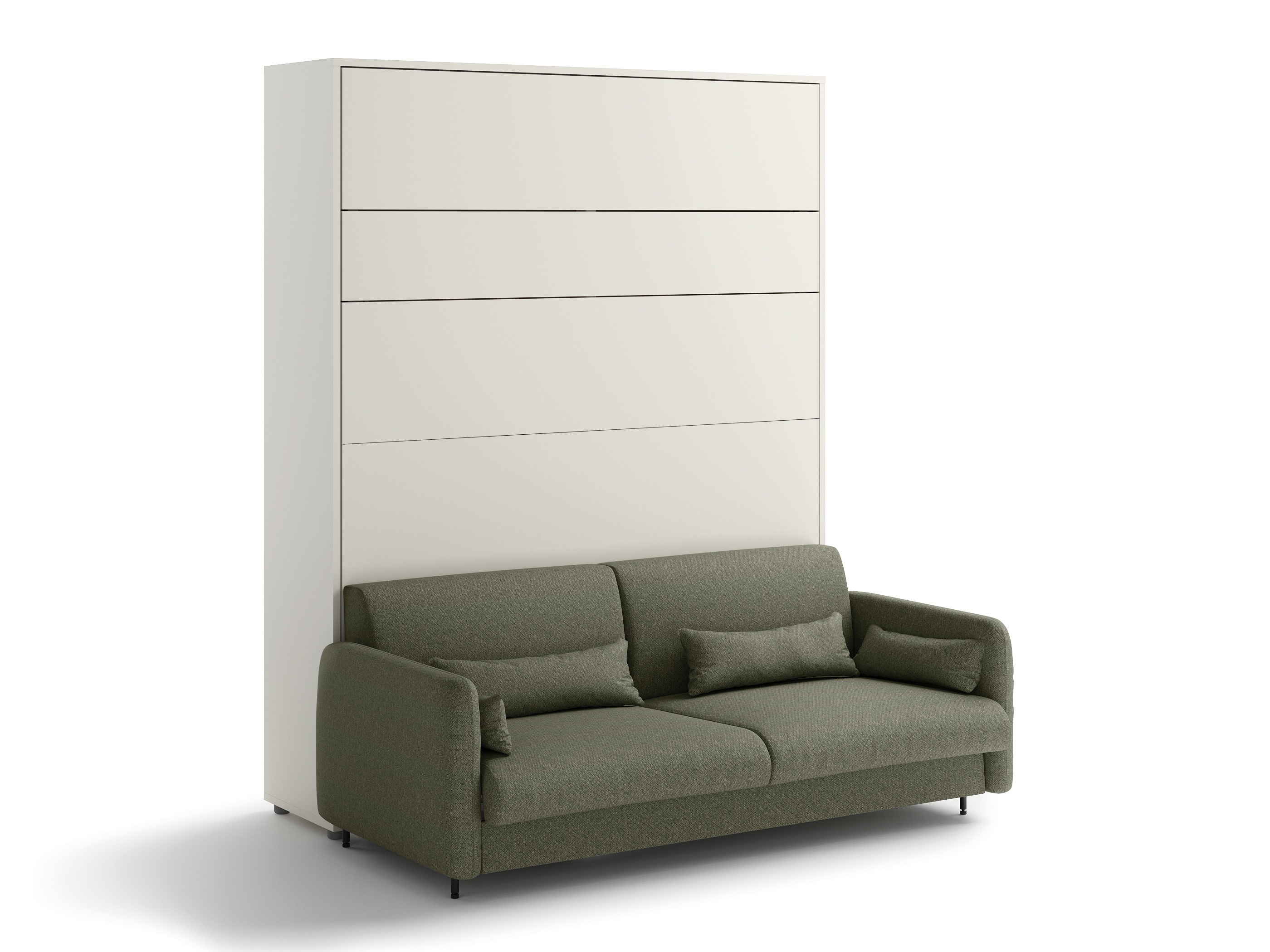 Cama plegable Concept Lenart VII (Cachemira + Verde)