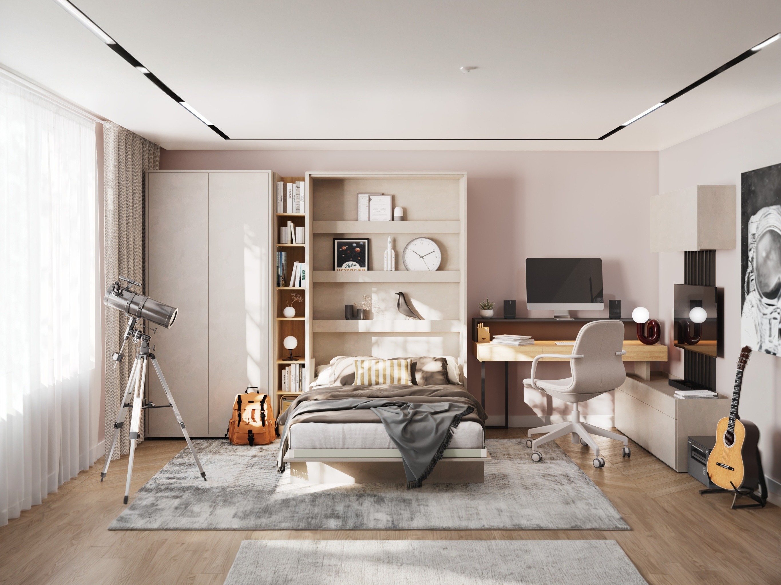 Cama plegable Concept Lenart I (120 x 200 cm)