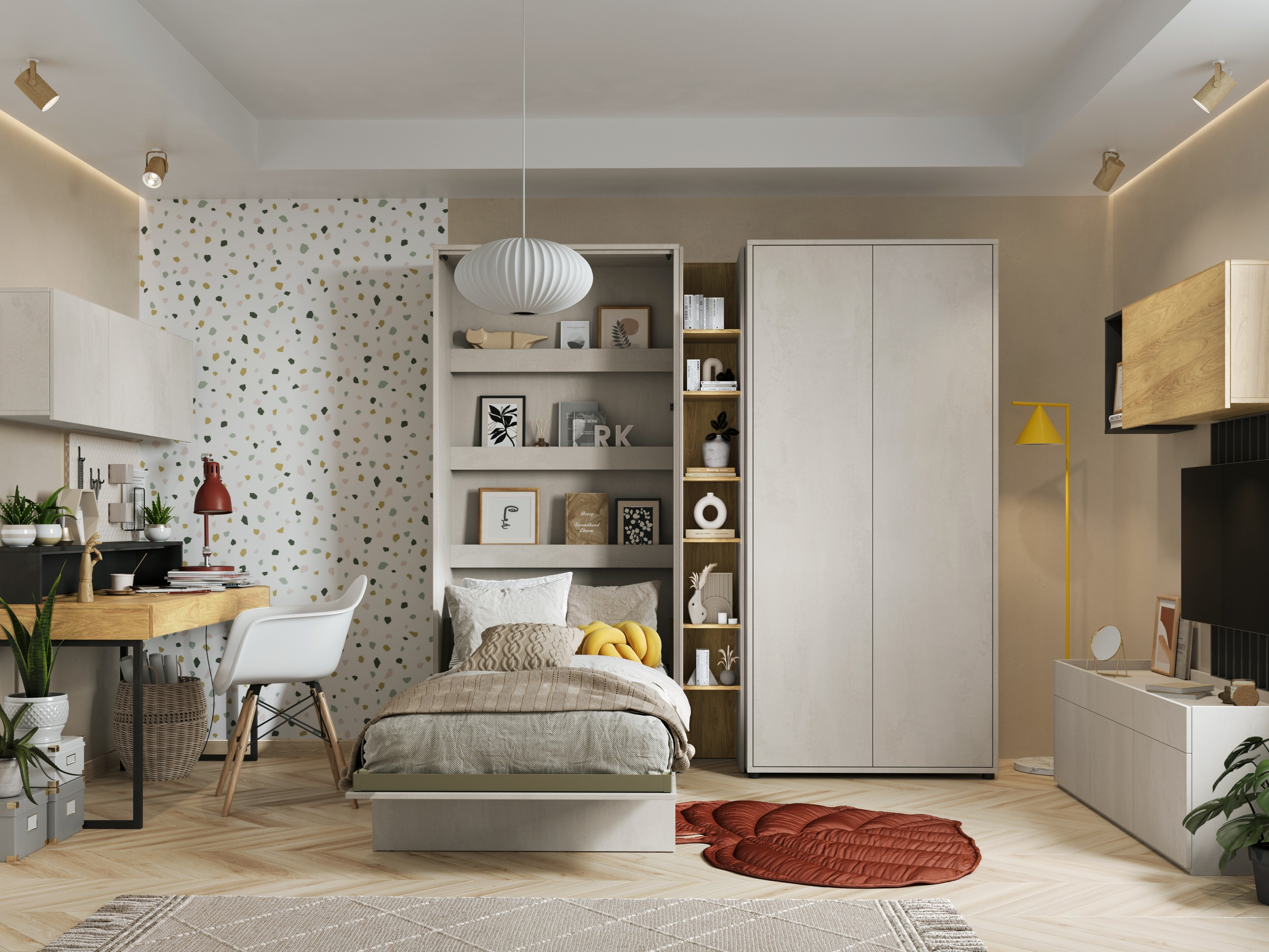 Cama plegable Concept Lenart I (120 x 200 cm)