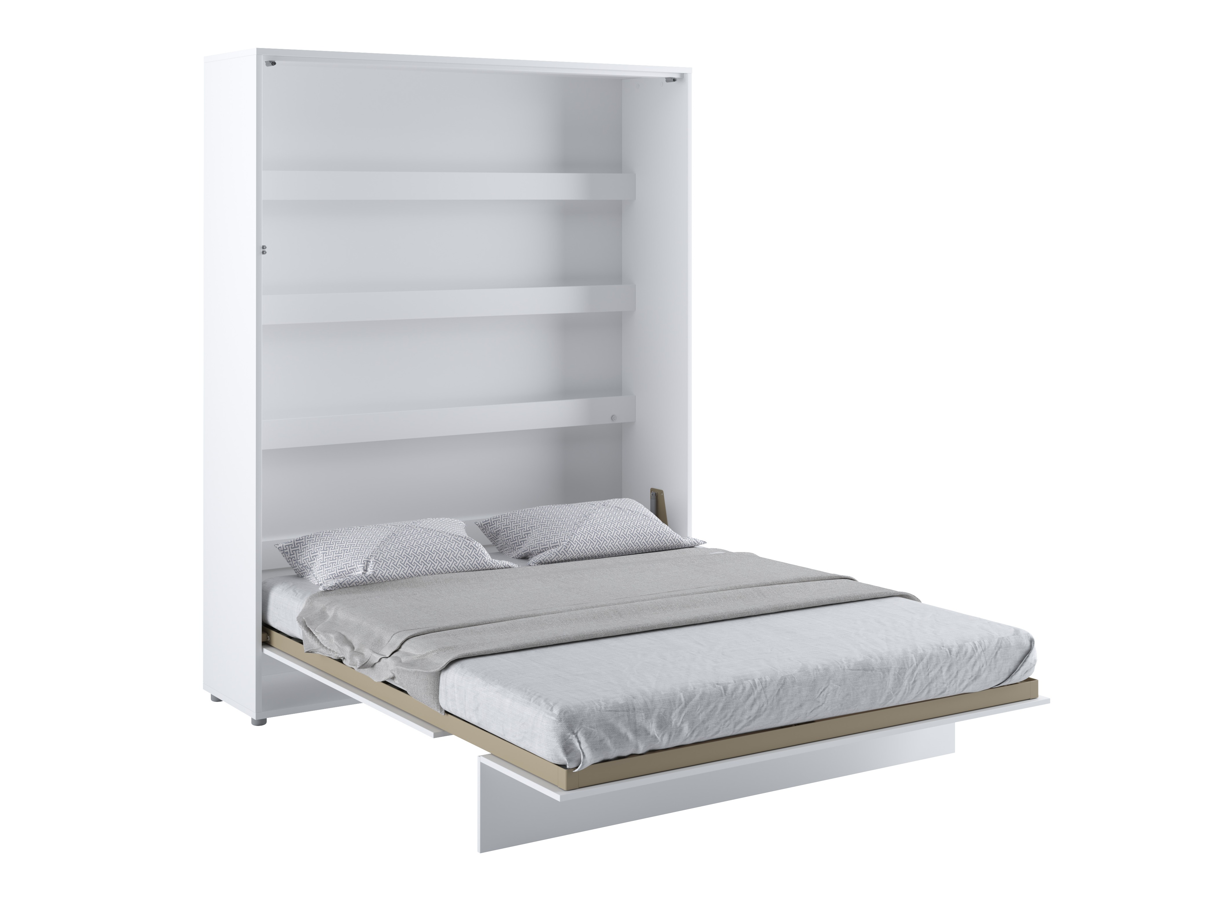 Cama plegable Concept Lenart VII (Blanco + Gris)