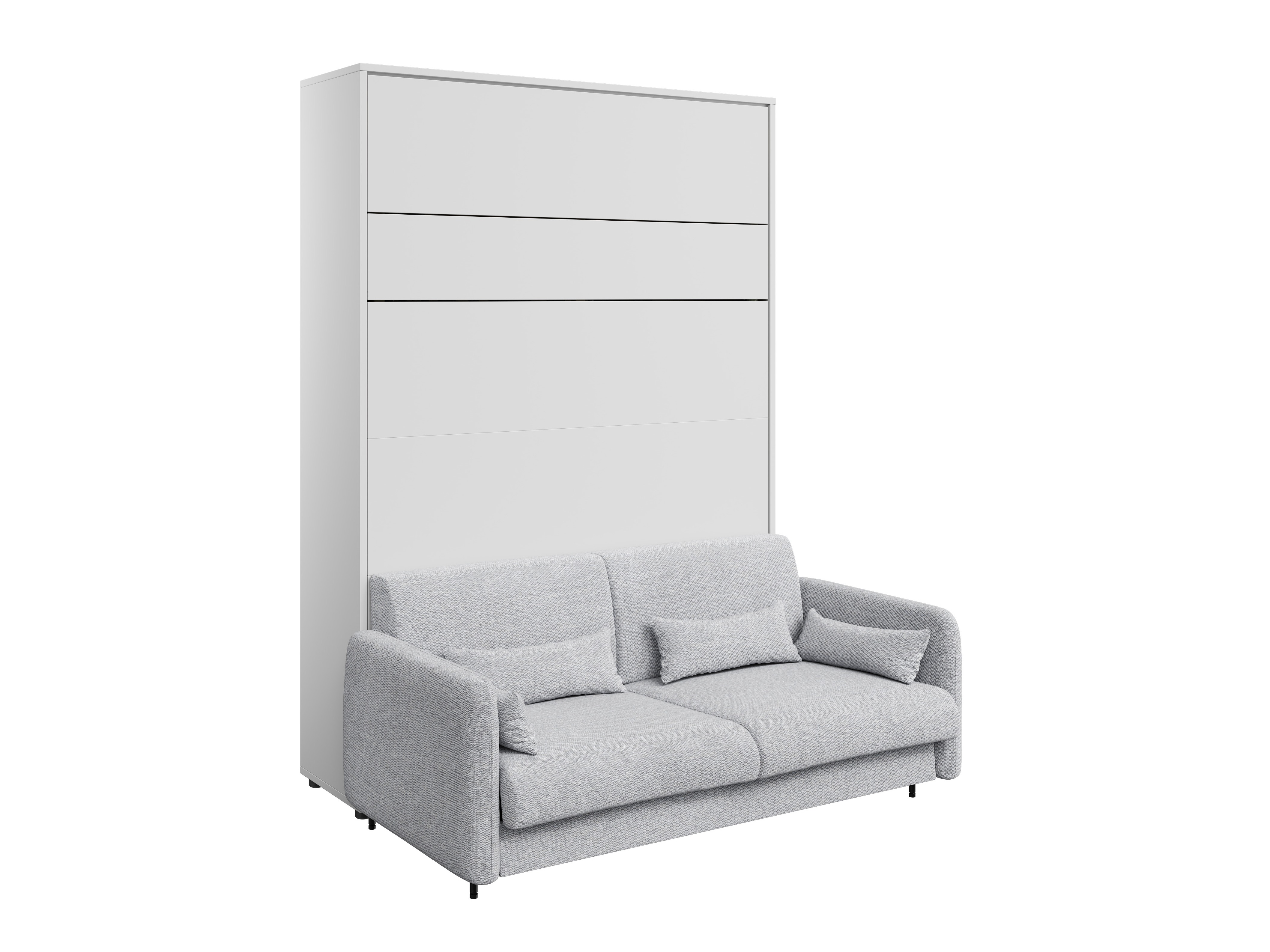 Cama plegable Concept Lenart VII (Blanco + Gris)