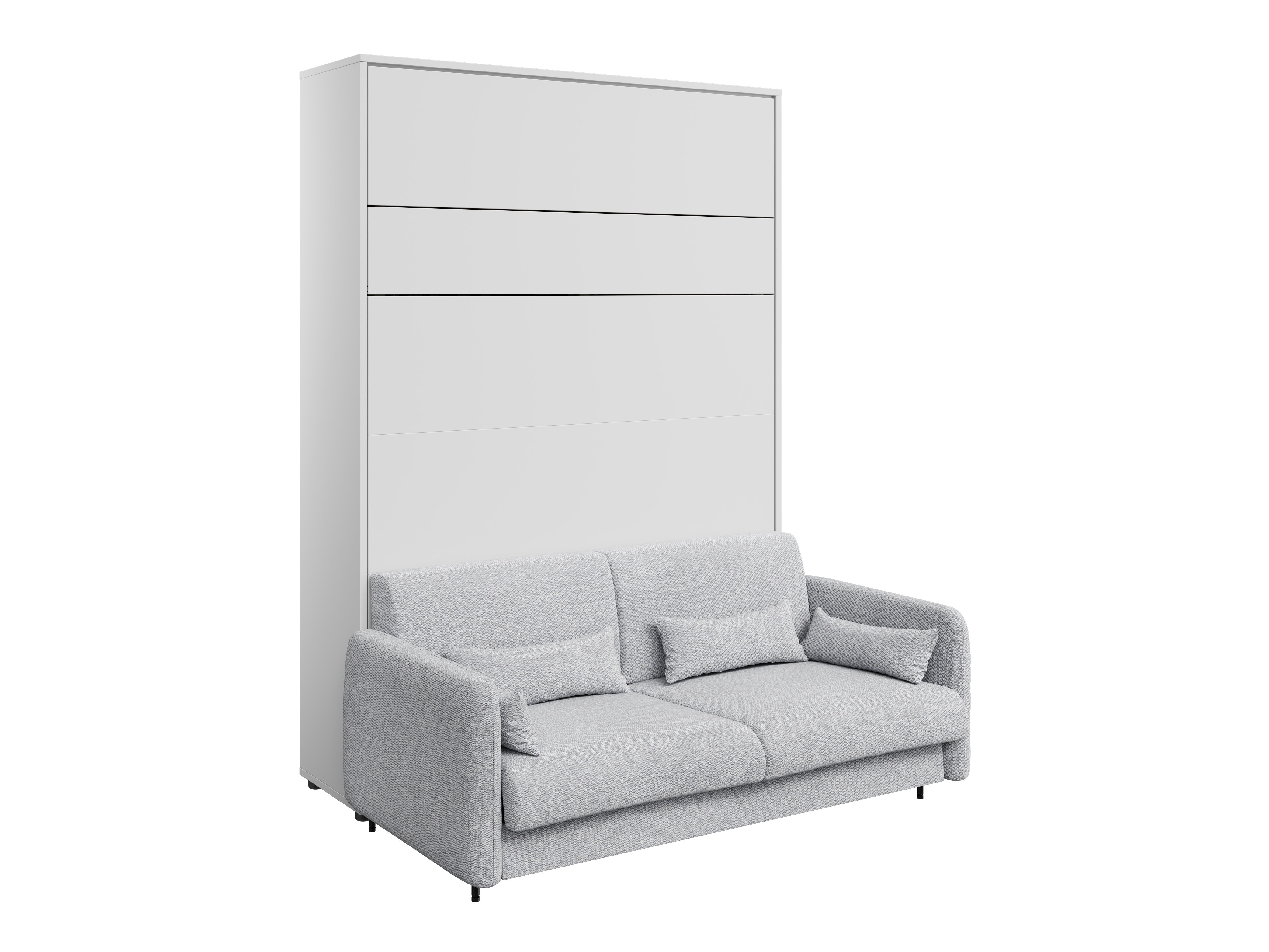 Cama plegable Concept Lenart VII (Blanco + Gris)