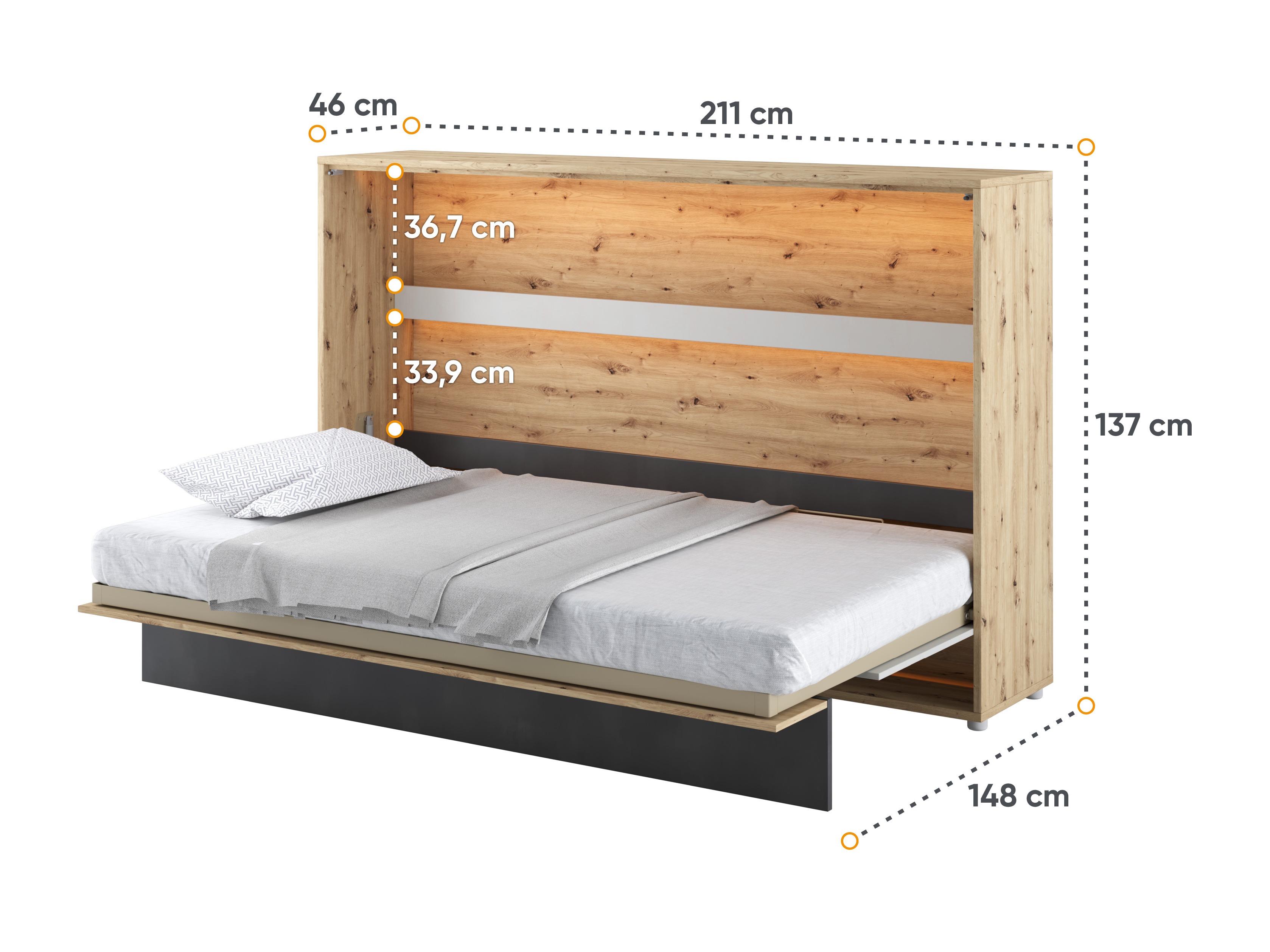 Cama plegable Concept Lenart VIII