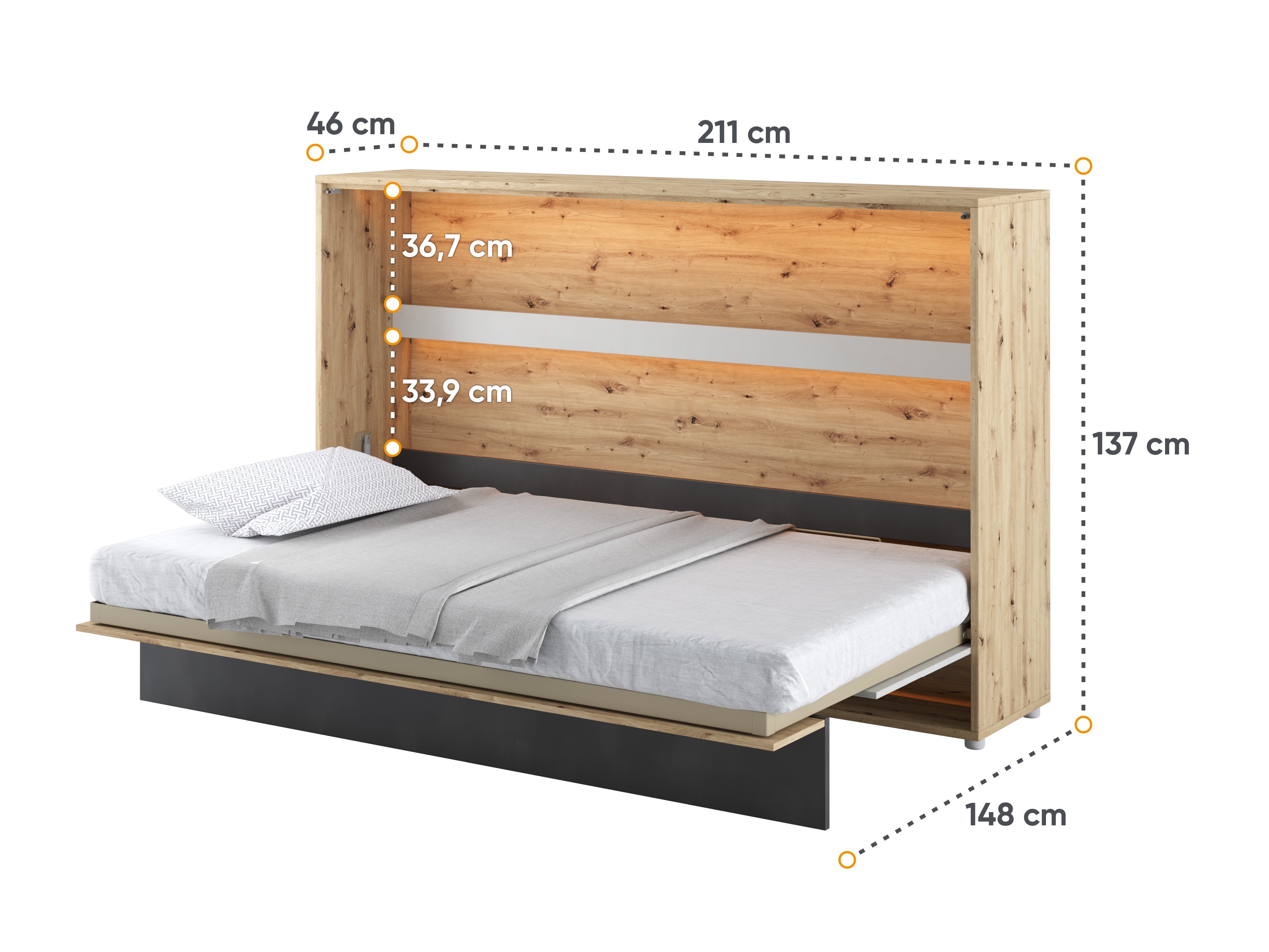 Cama plegable Concept Lenart VIII